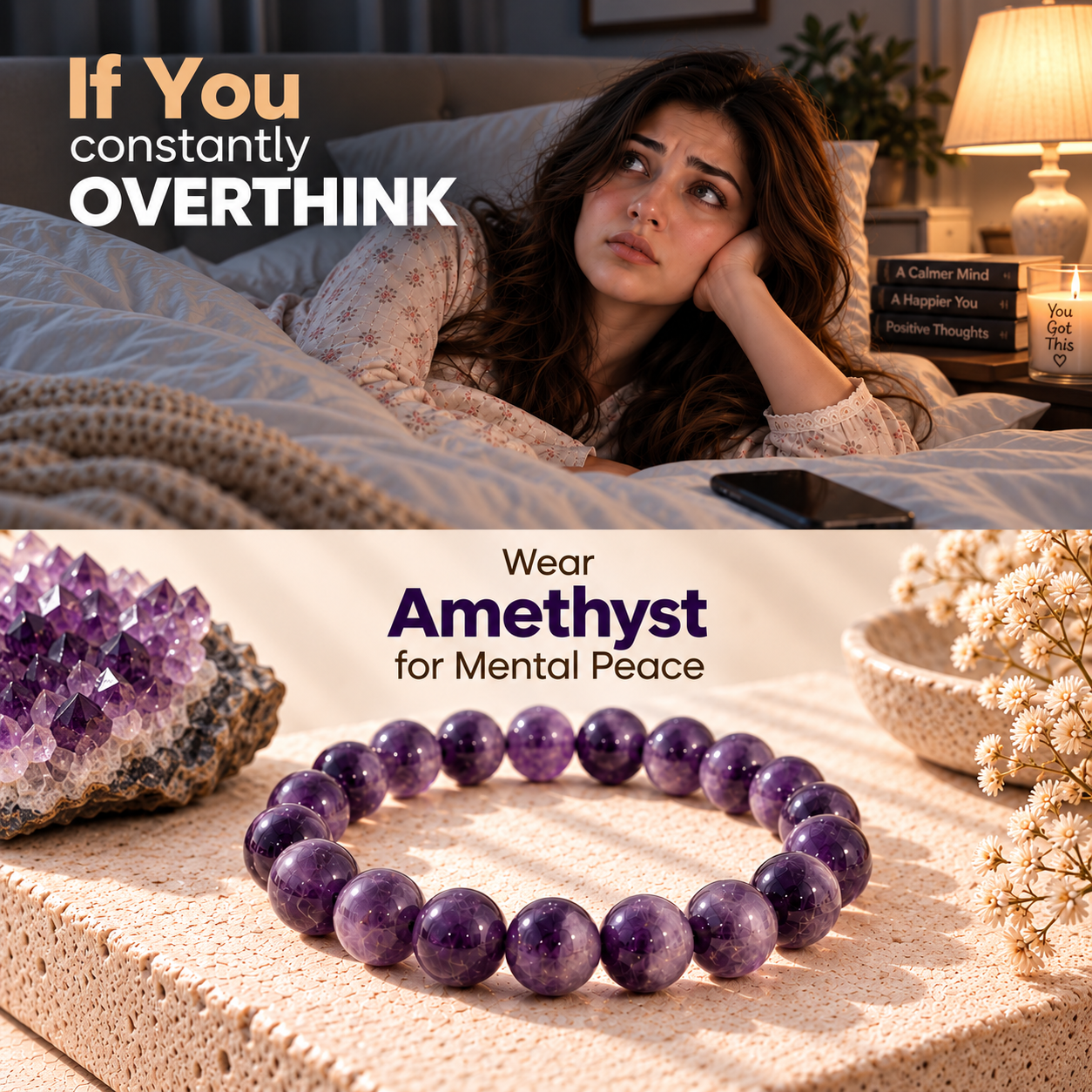 AJ Gems & Jewels Facebook ad: Some days just feel heavier than others.