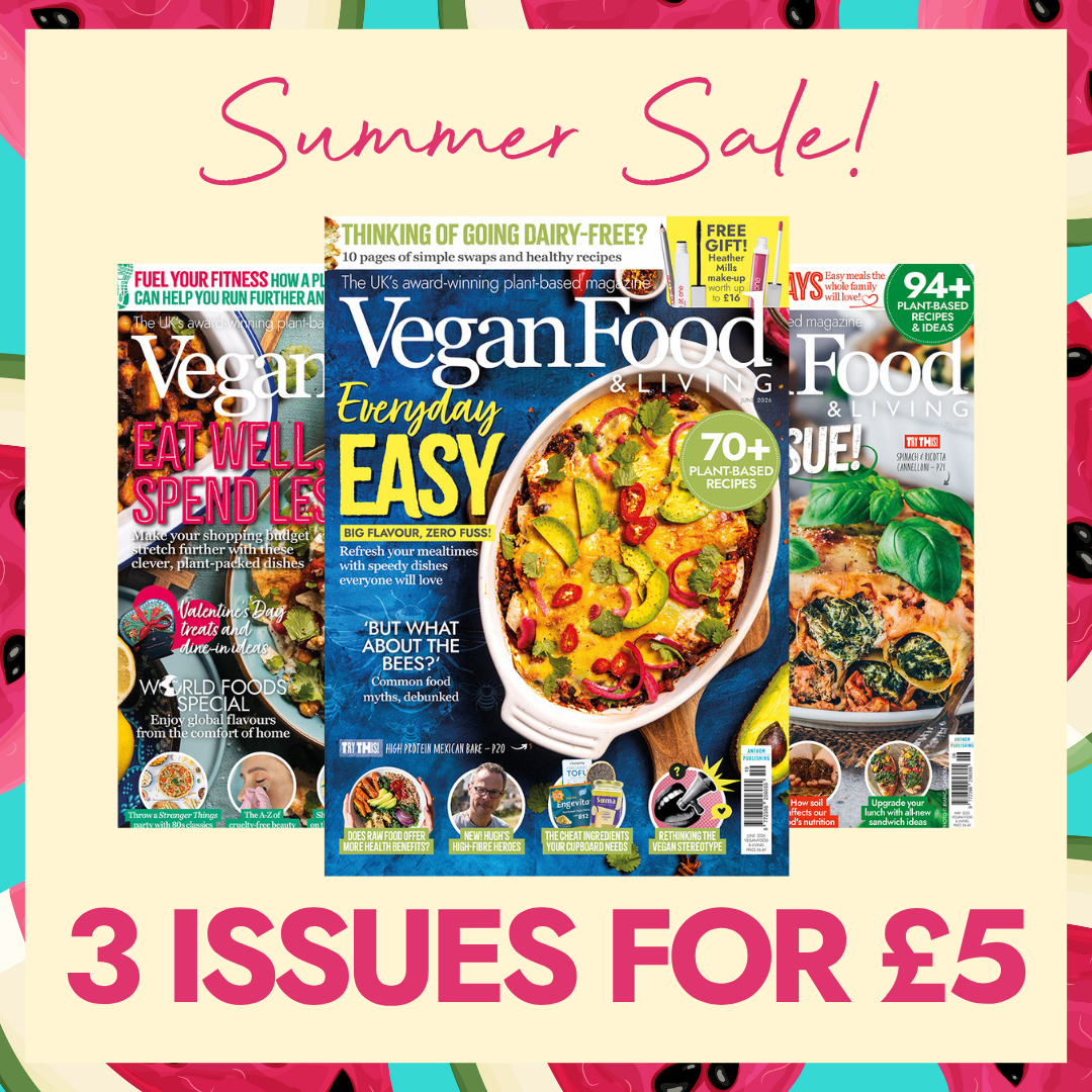 Vegan Food and Living Facebook ad: Summer Sale