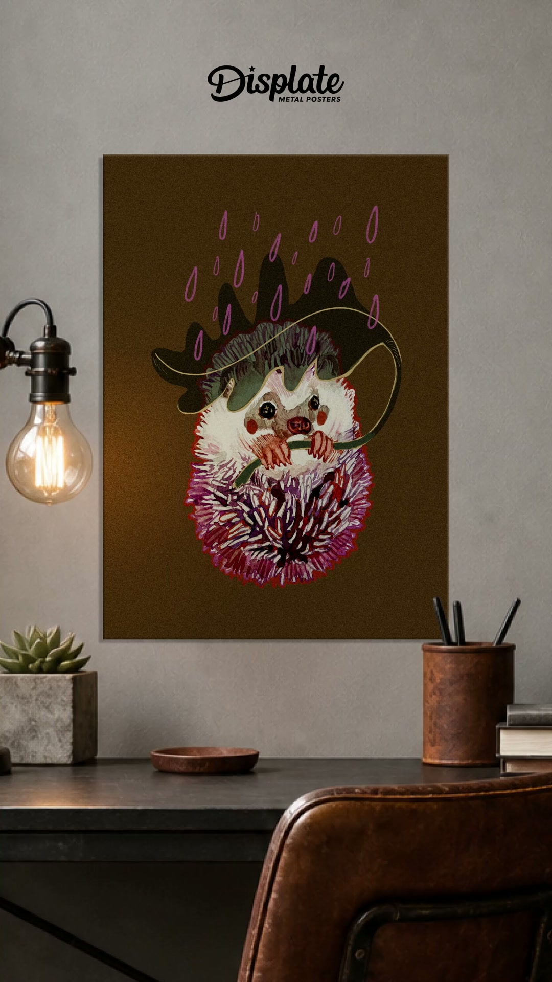 Displate Facebook ad: Metal Posters