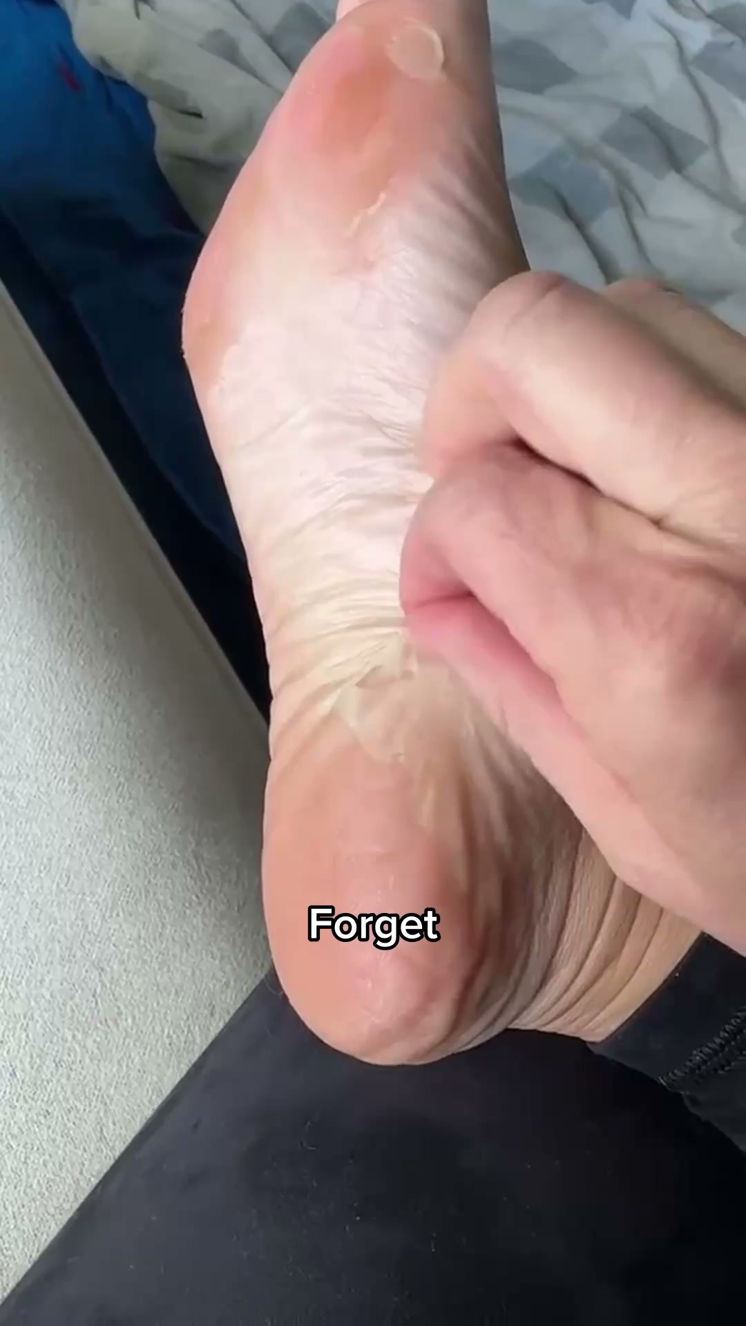 Nuvé Facebook ad: Baby soft feet in 5 minutes flat