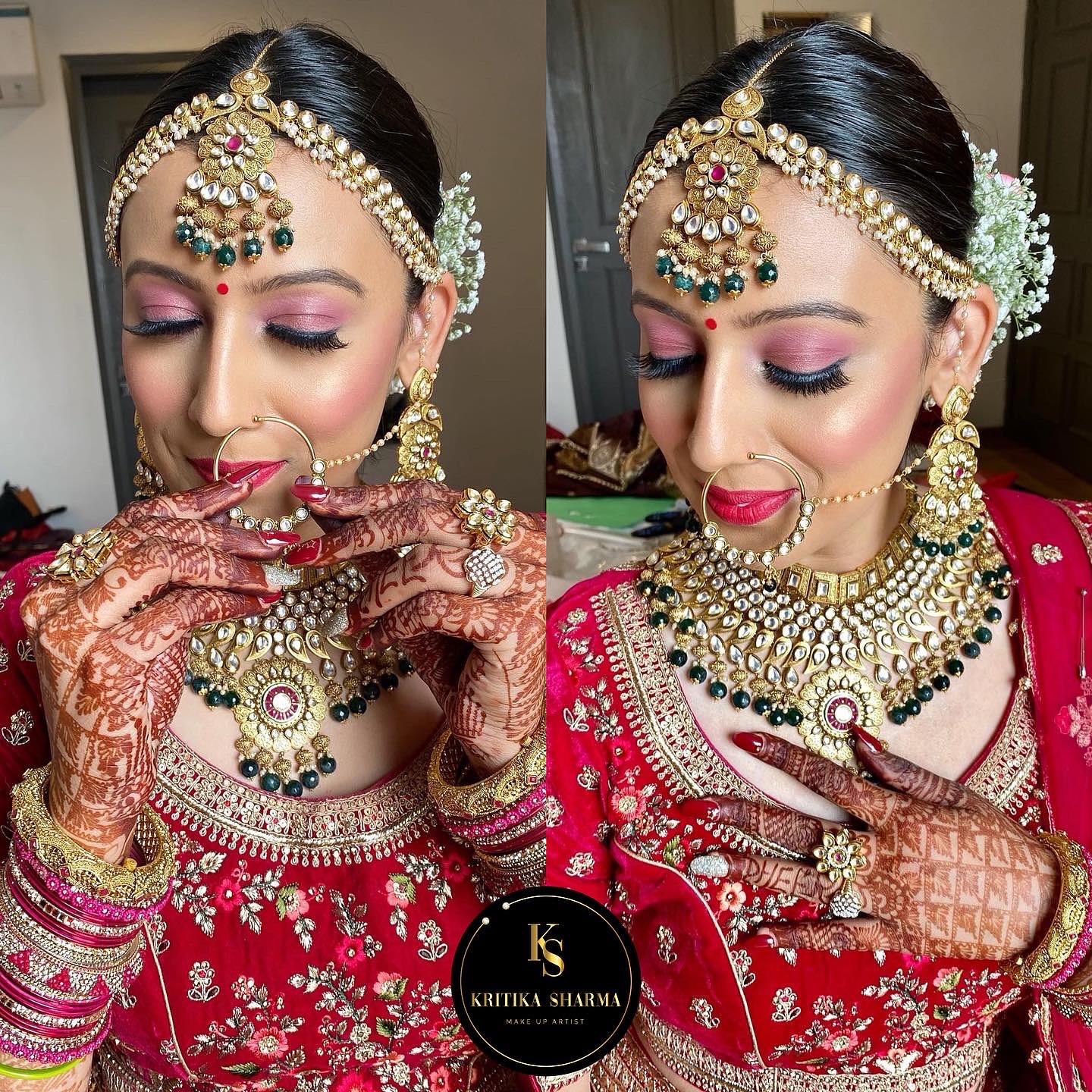 Kritika Sharma Facebook ad: Makeup Bookings Open!