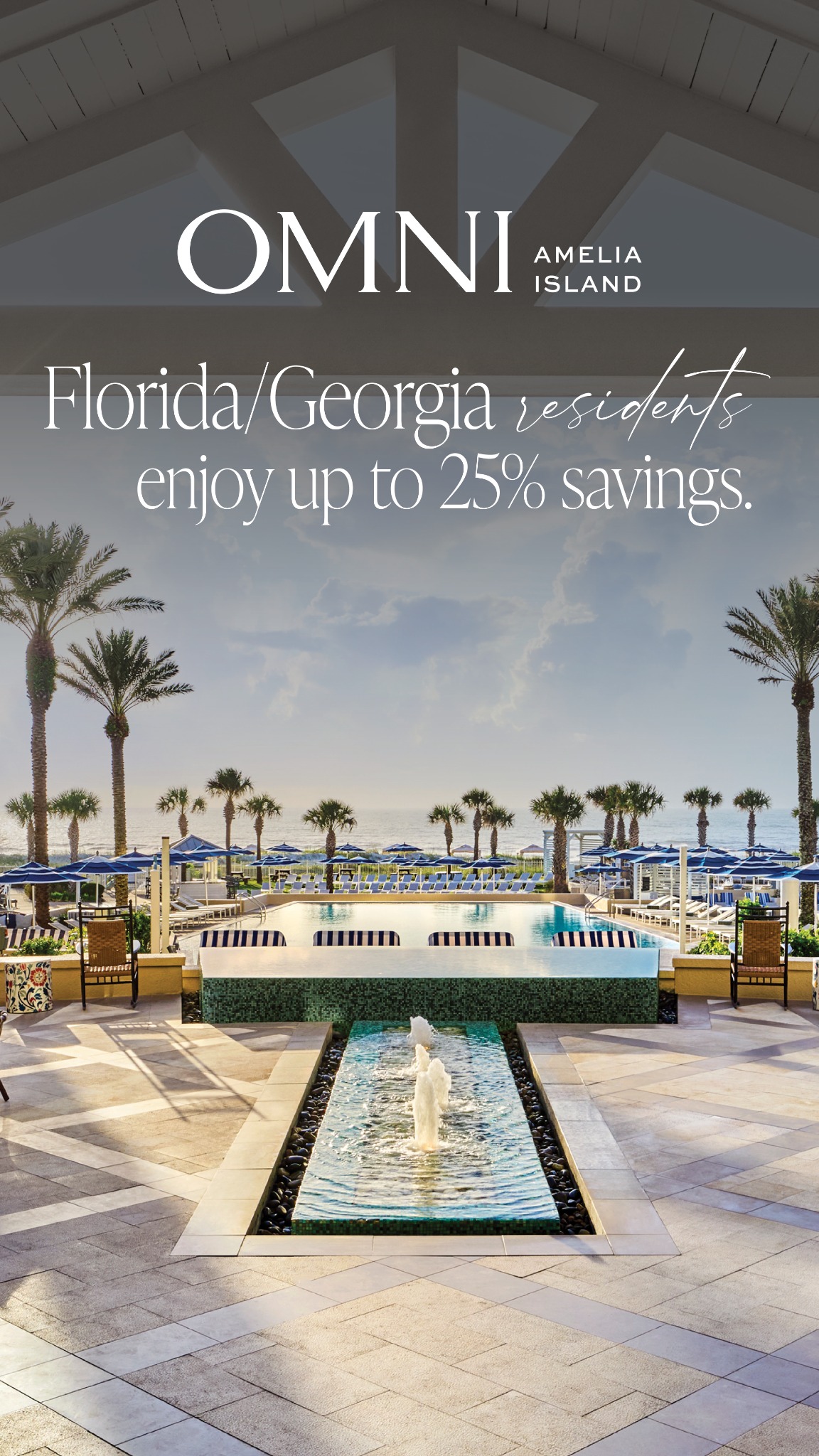Omni Amelia Island Resort & Spa Facebook ad from Jul 1, 2026