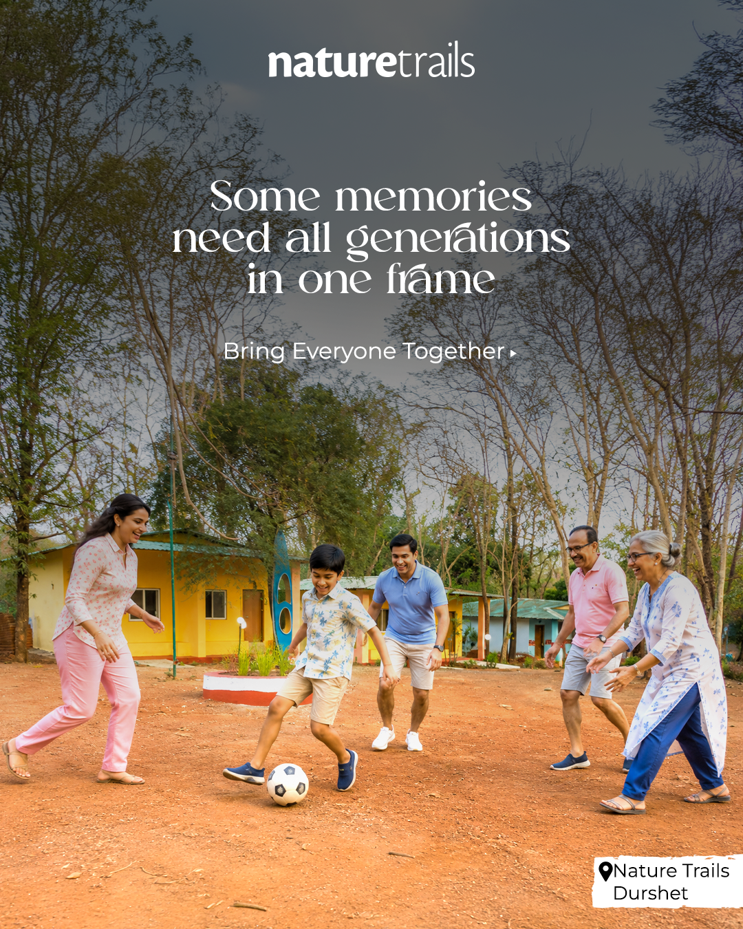 NatureTrails Facebook ad: Create Family Memories at Sajan