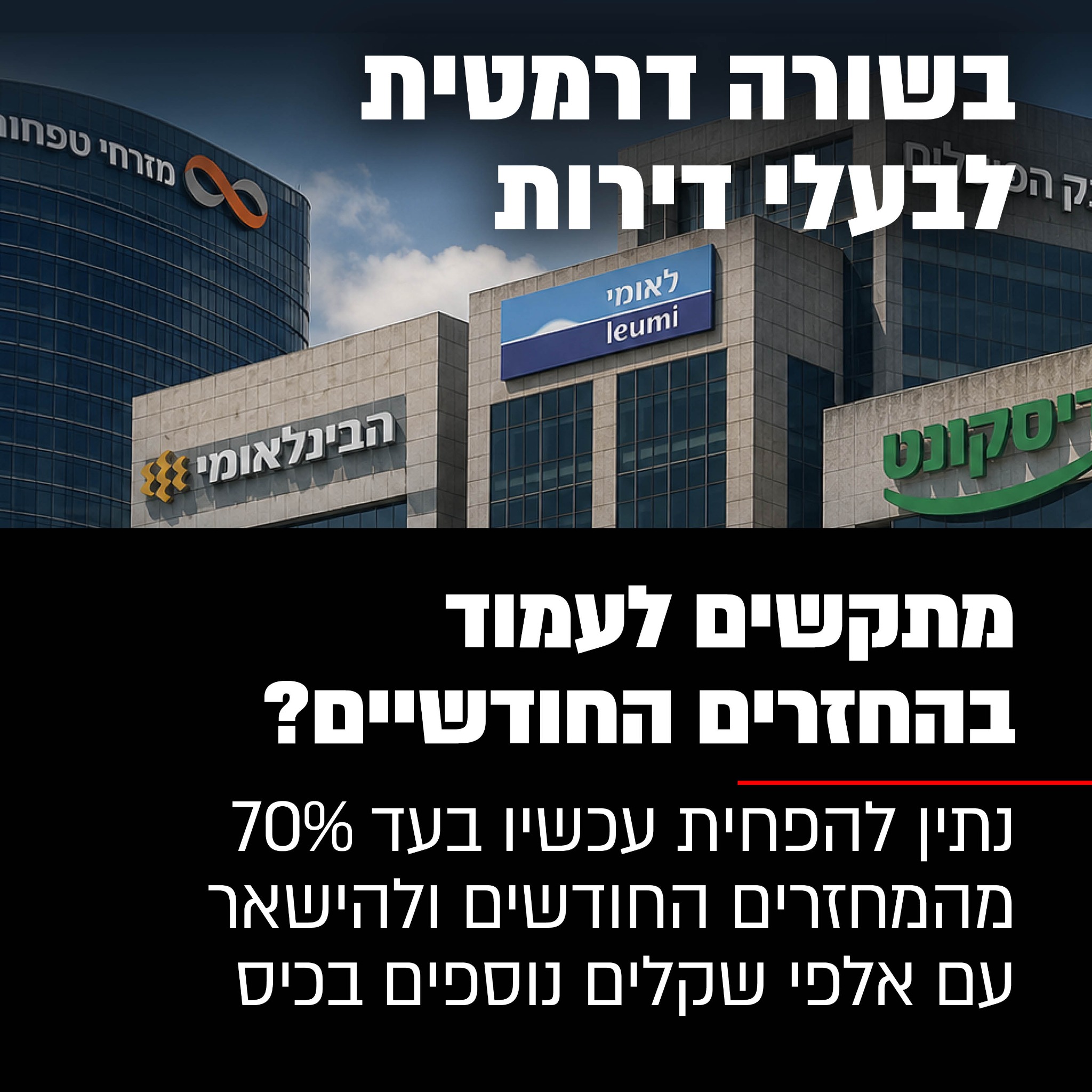 שילת משכנתאות וגיוסי אשראי Facebook ad