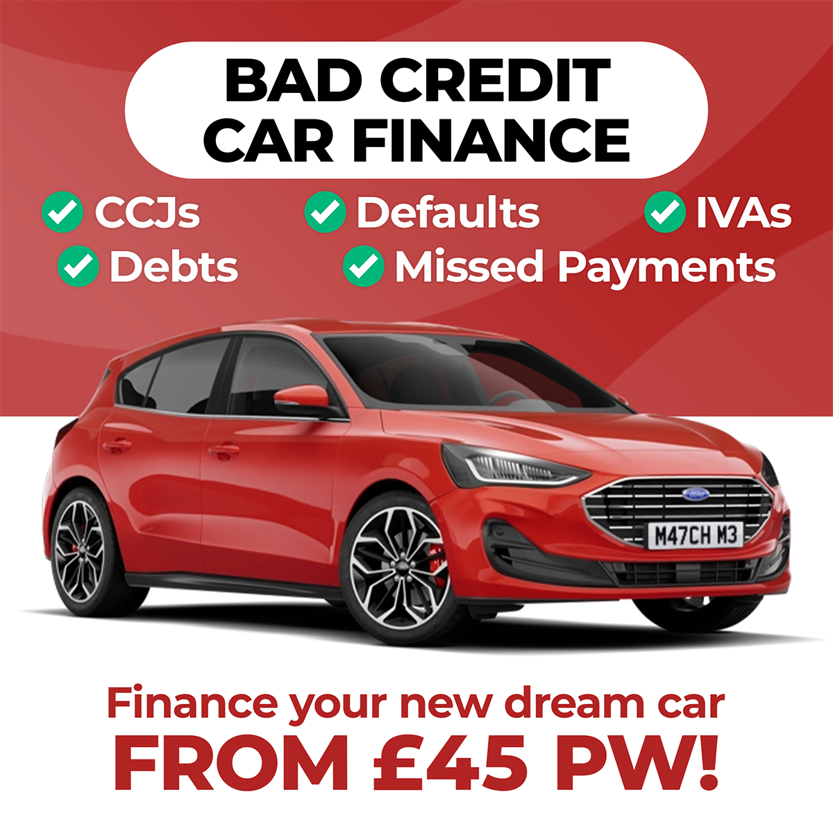 Match Me Car Finance Facebook ad