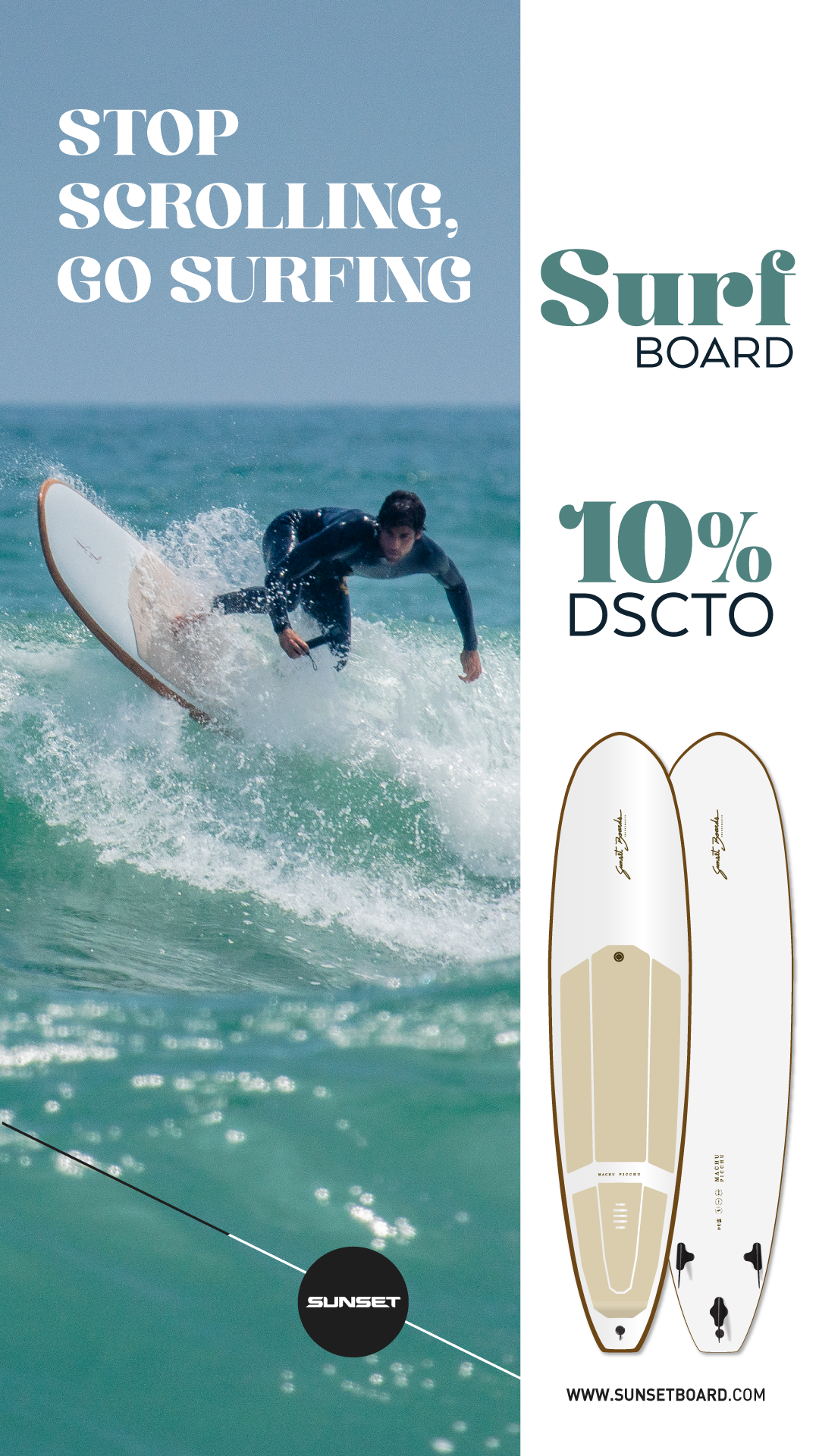 Sunset Board Peru Facebook ad: Compra ahora