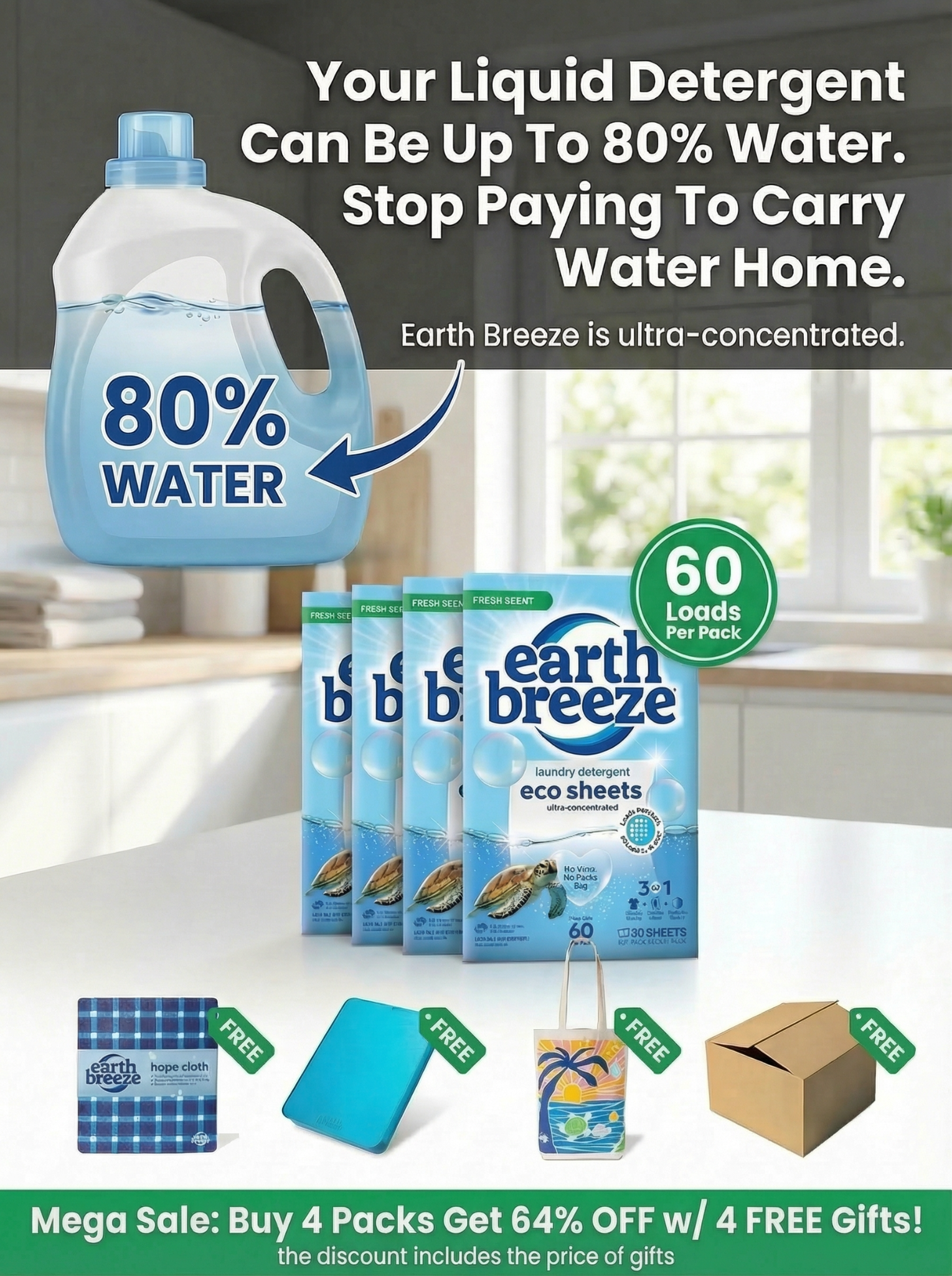 Earth Breeze Facebook ad