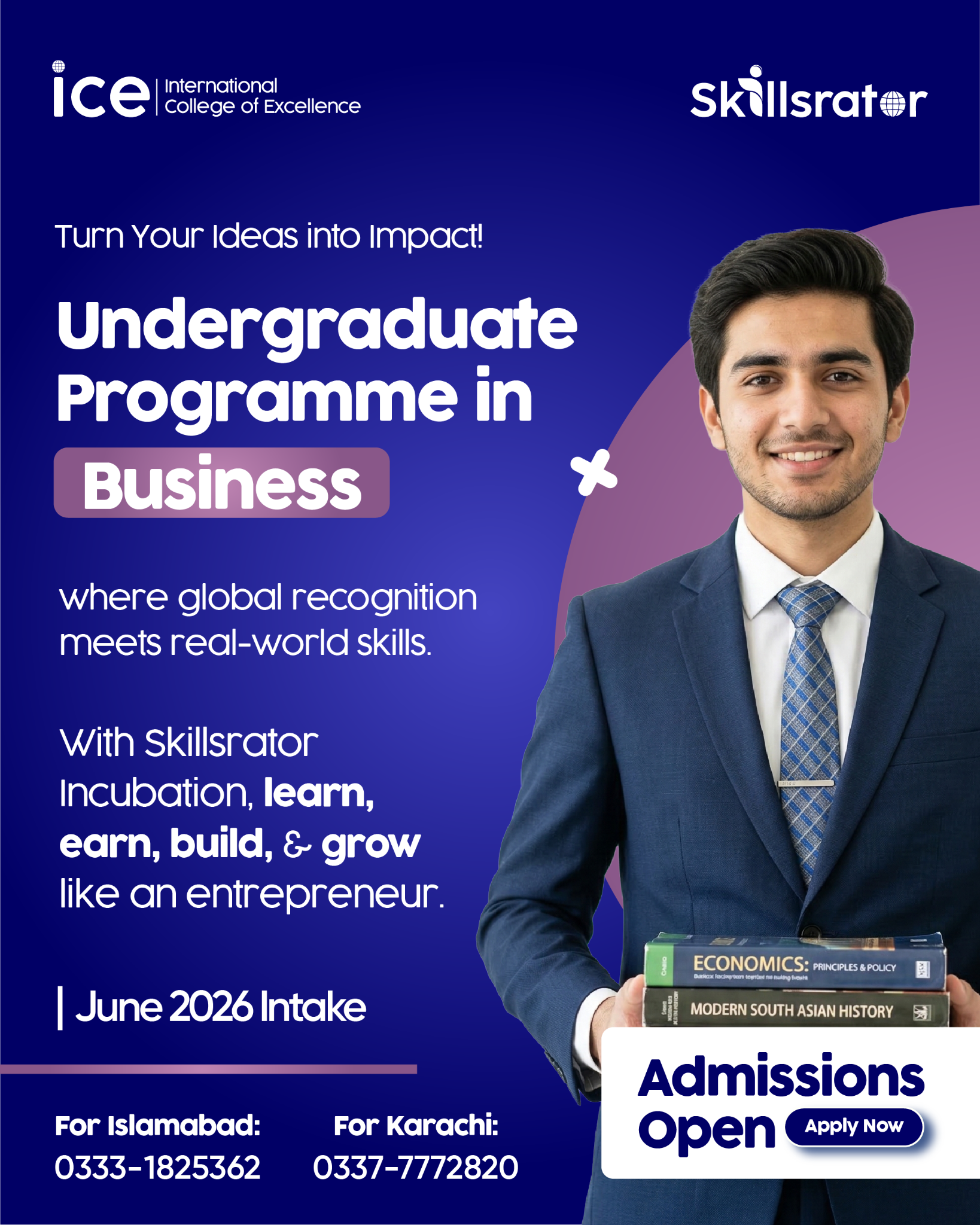 International College of Excellence - ICE Facebook ad