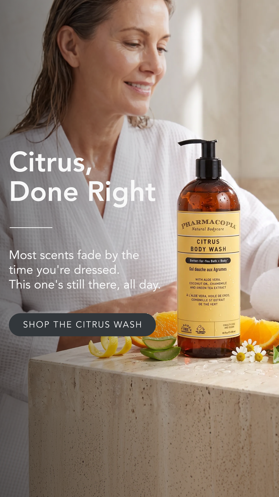 Pharmacopia Natural Bodycare Facebook ad from Jul 9, 2026