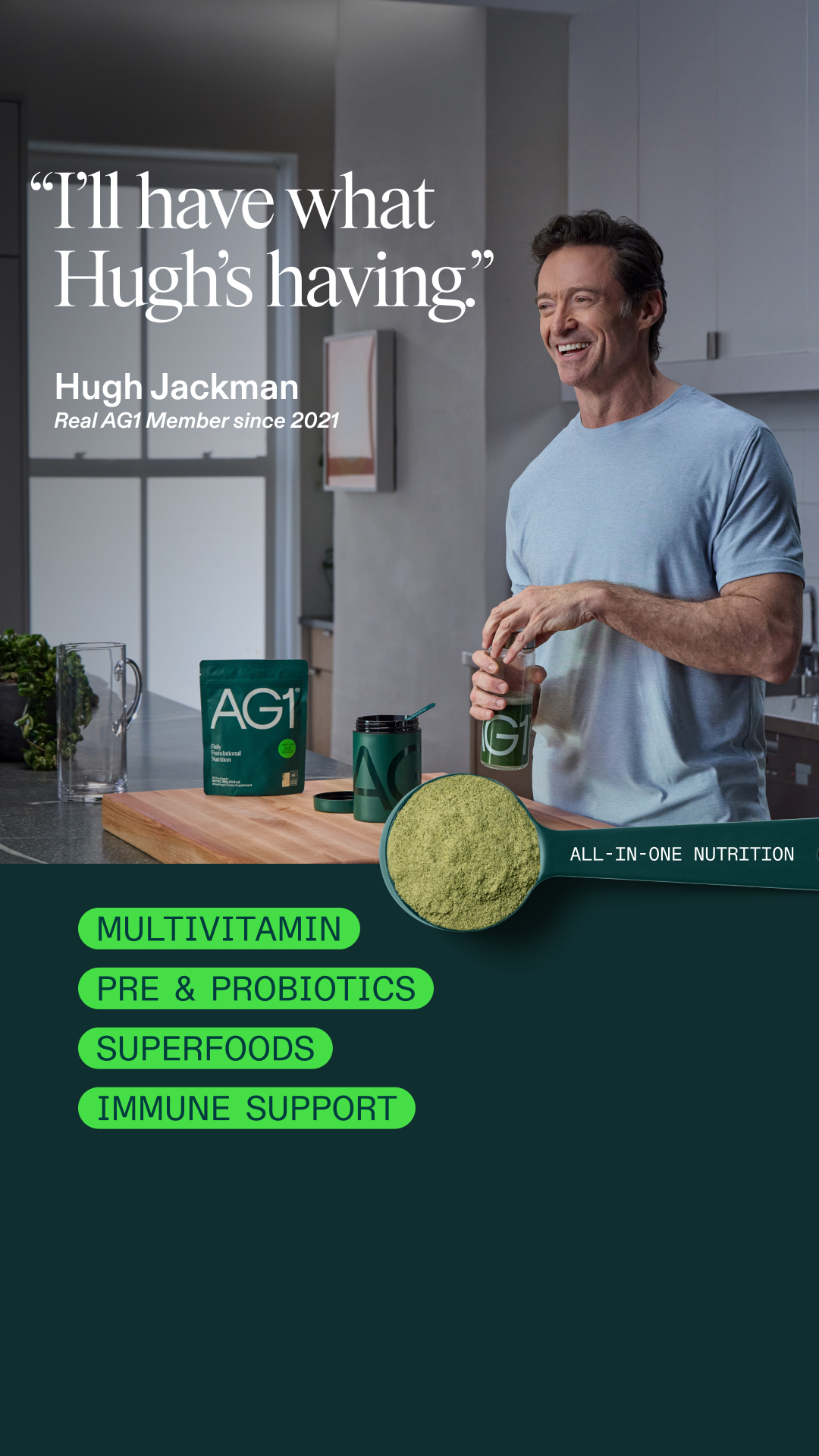 AG1 by Athletic Greens Facebook ad