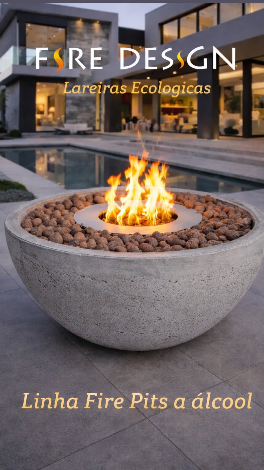 Fire Design Brasil Facebook ad: Fire Pits a Álcool | Fire Design Brasil