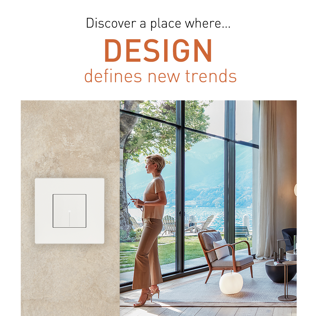 BTicino Facebook ad: Across the world, design meets innovation.