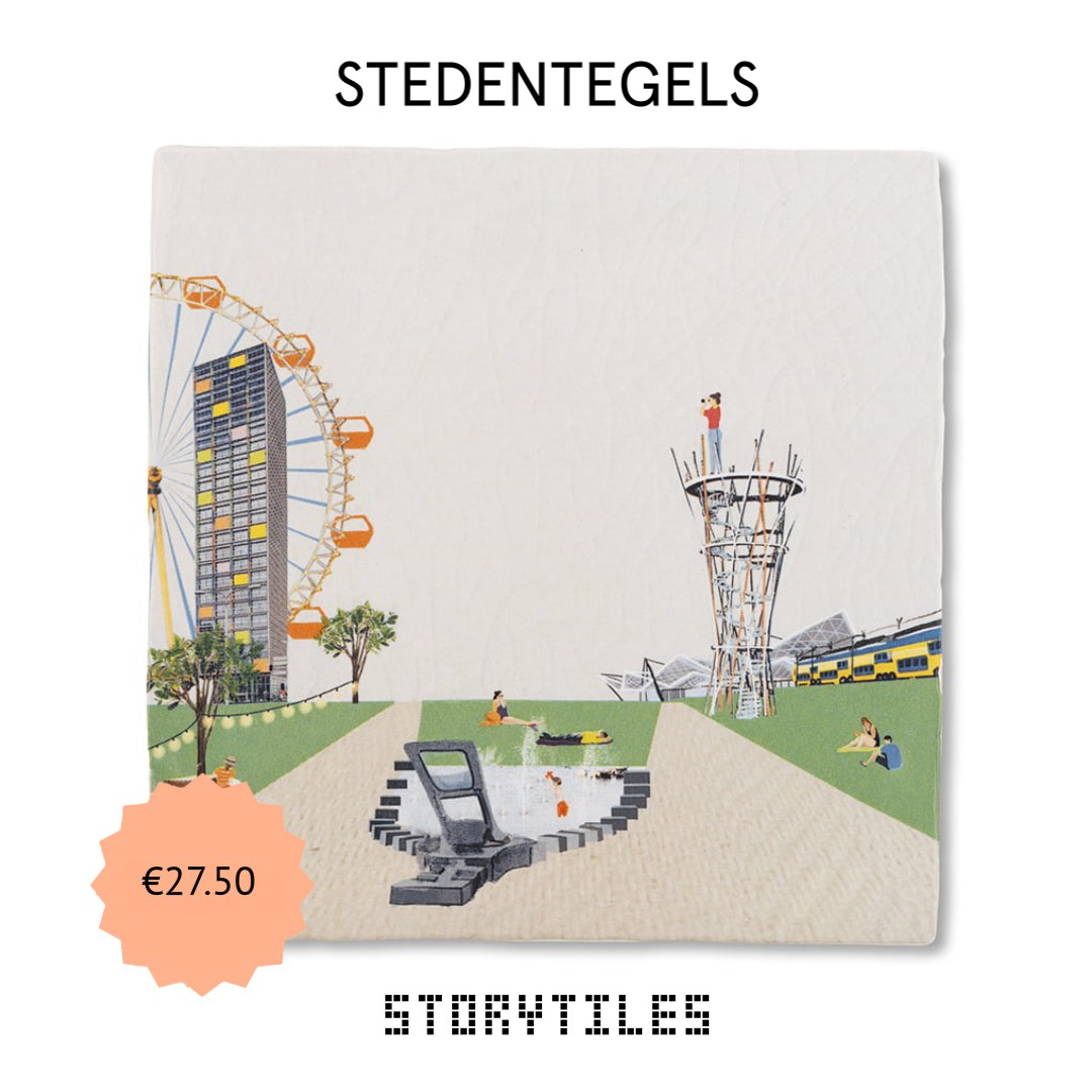 Story Tiles Facebook ad: Er is vast een stad, dorp of eiland…