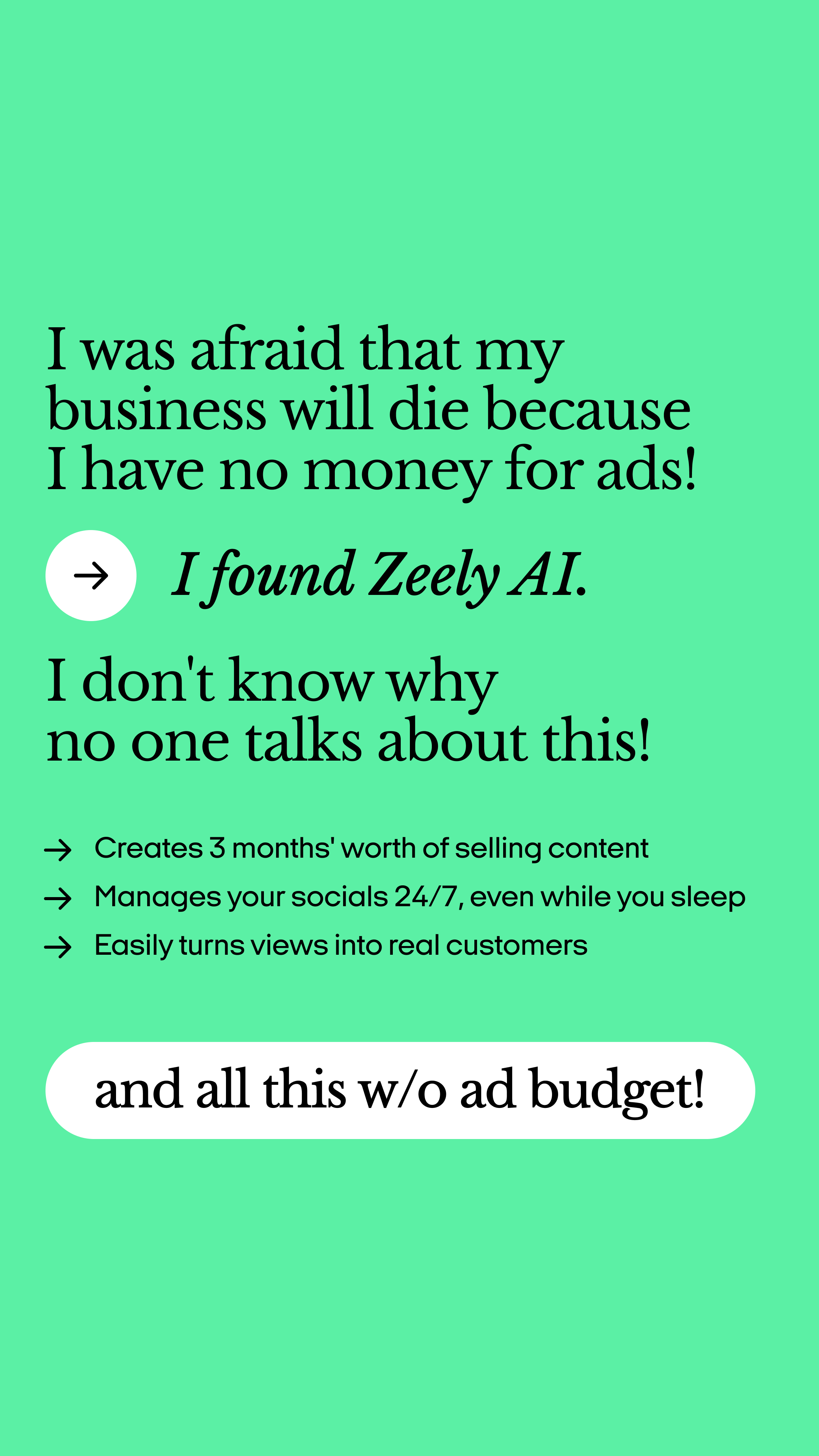 Zeely Facebook ad