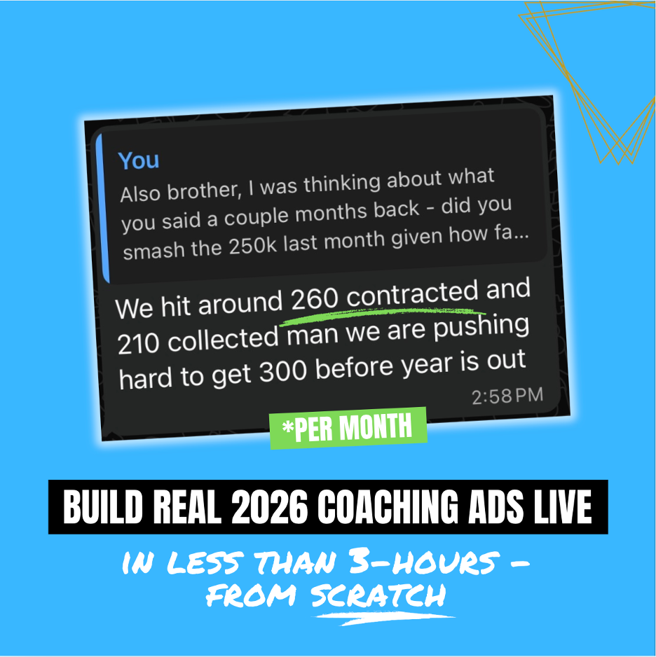 Neil Shoney Facebook ad: Build Your Ads Live From Scratch (Tuesday 1pm UK)
