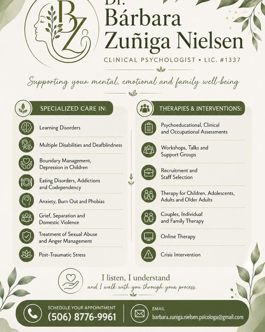 Dra. Bárbara Zuñiga Nielsen Facebook ad: Mental health is an essential part of our…