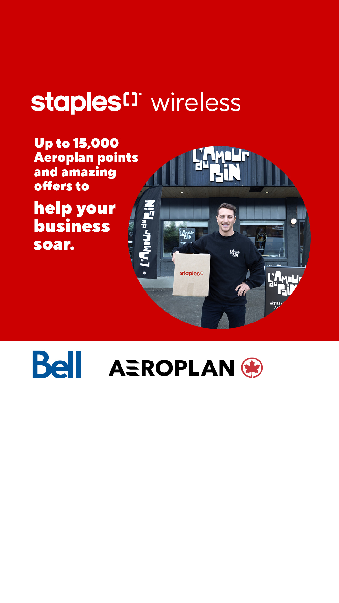 Staples Canada Facebook ad