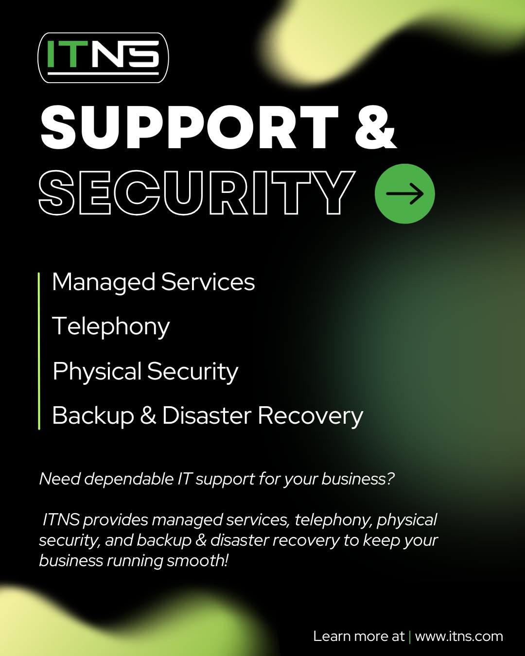 ITNS Facebook ad: ITNS - Need Reliable IT?