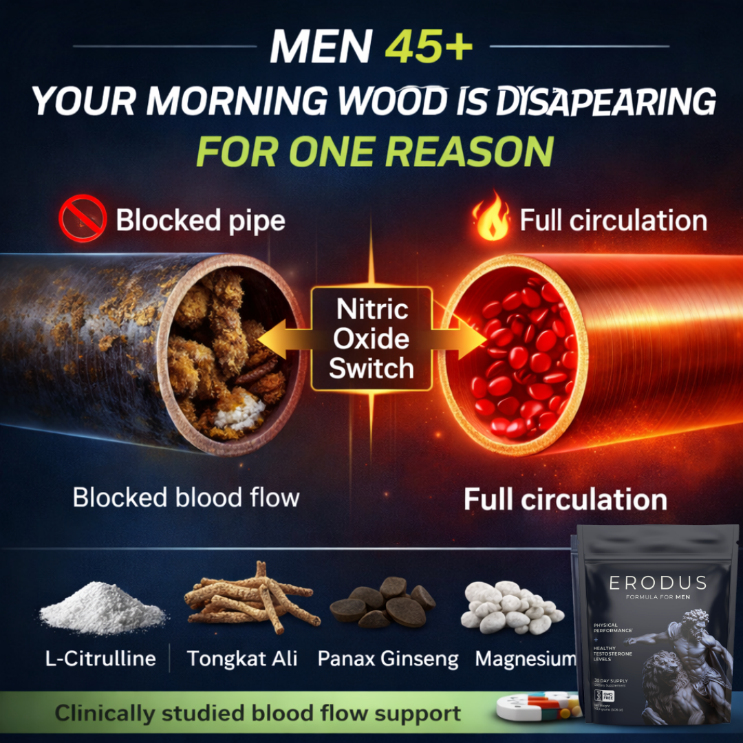 Erodus Formula For Men Facebook ad
