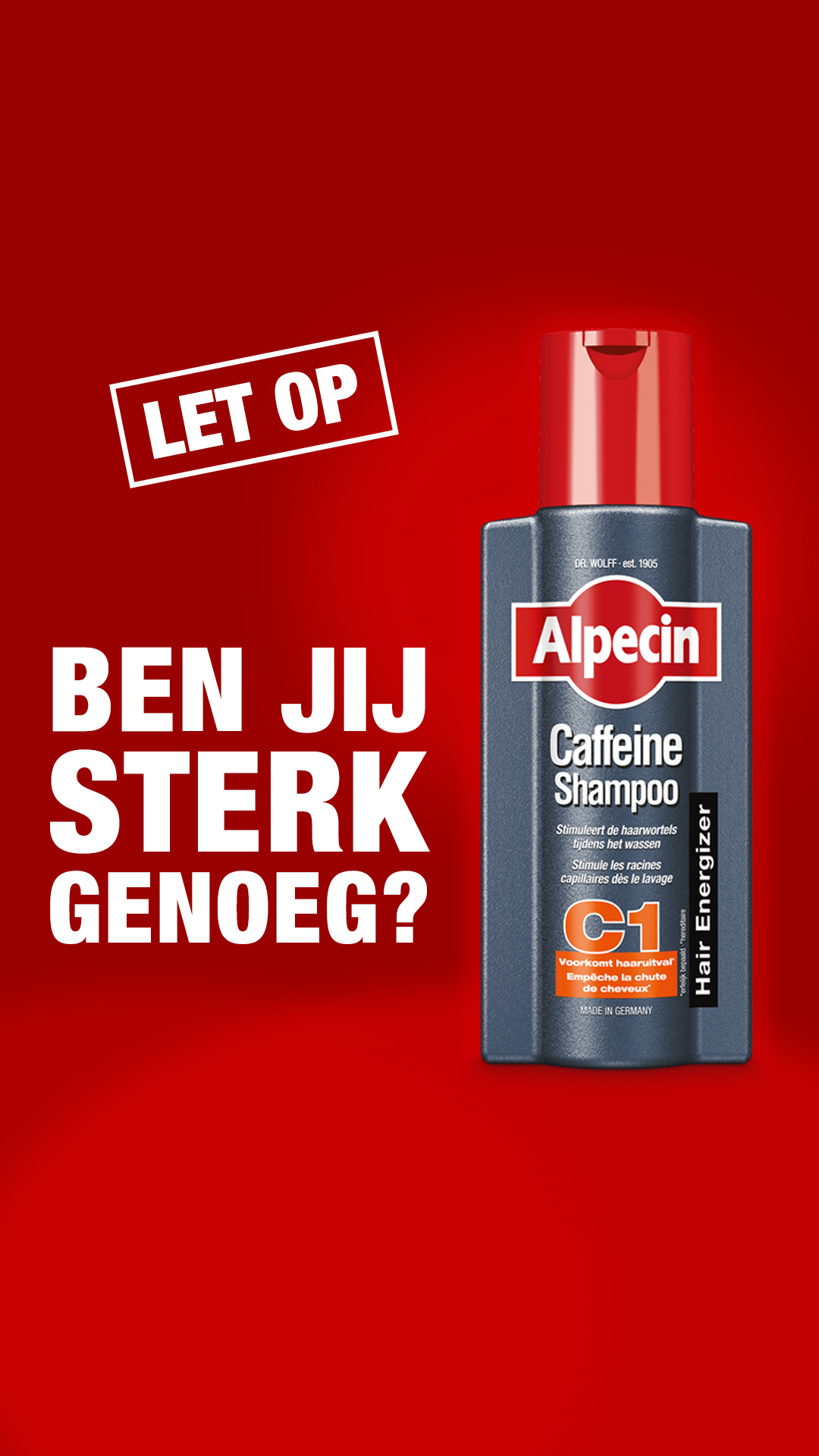 Alpecin Facebook ad