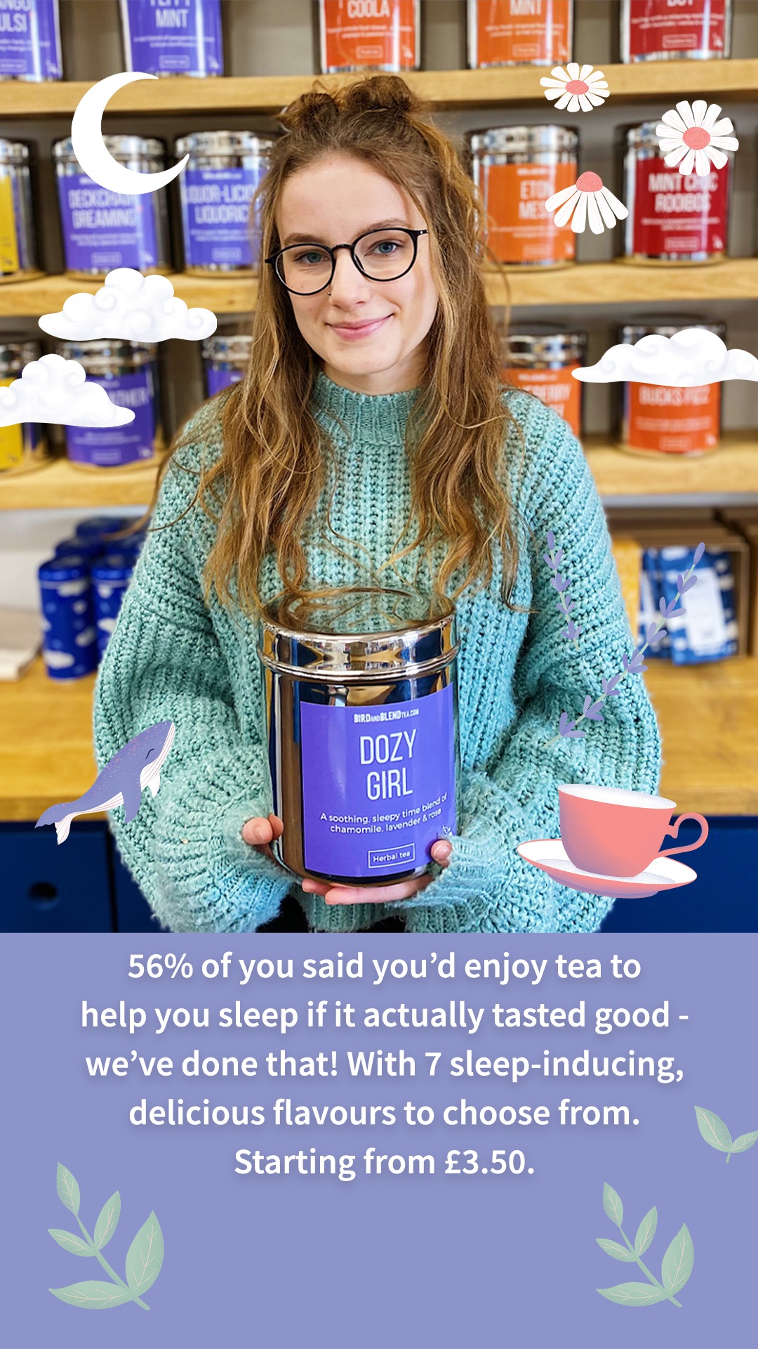 Bird & Blend Tea Co. Facebook ad