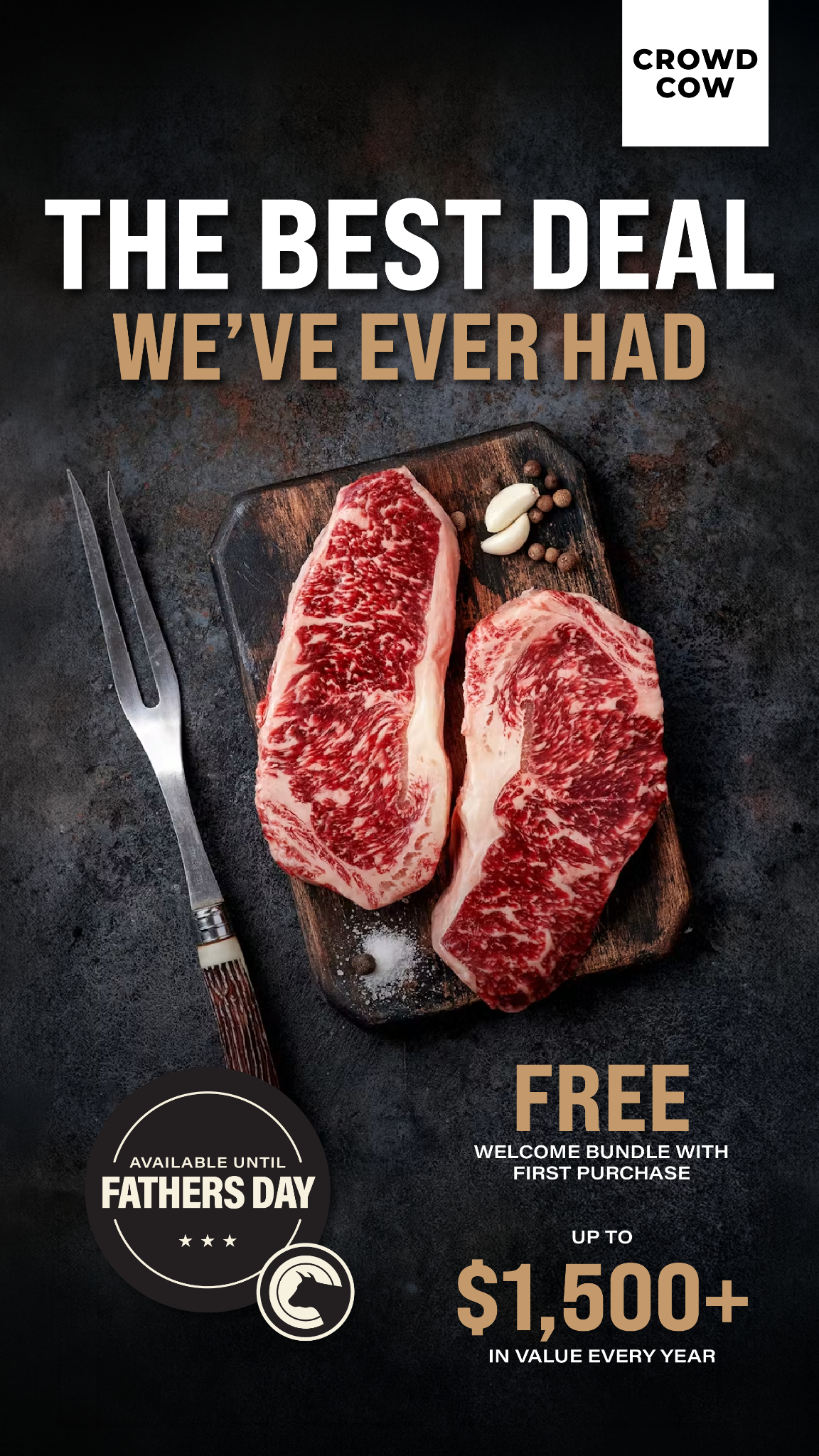 Crowd Cow Facebook ad
