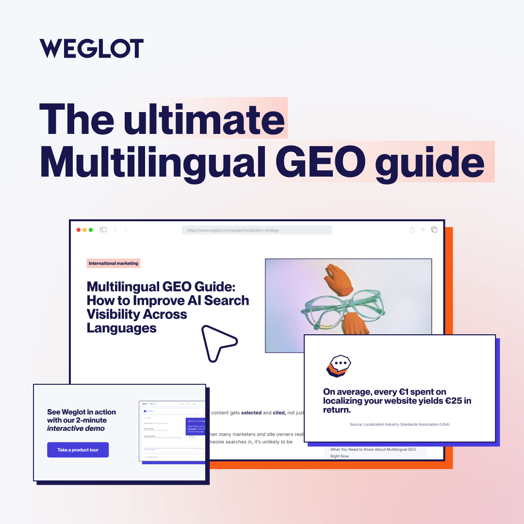 Weglot Facebook ad