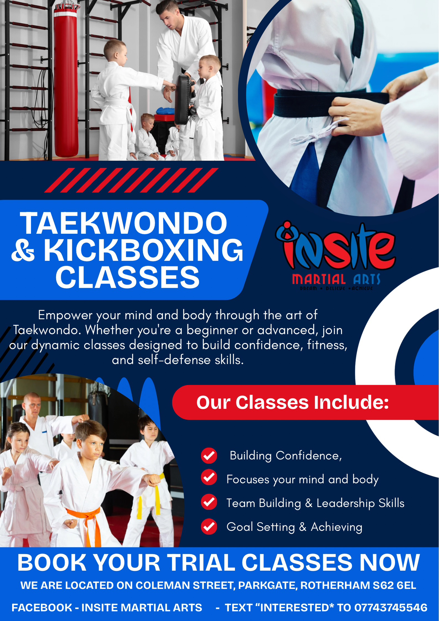 Insite Life Skills Martial Arts Facebook ad