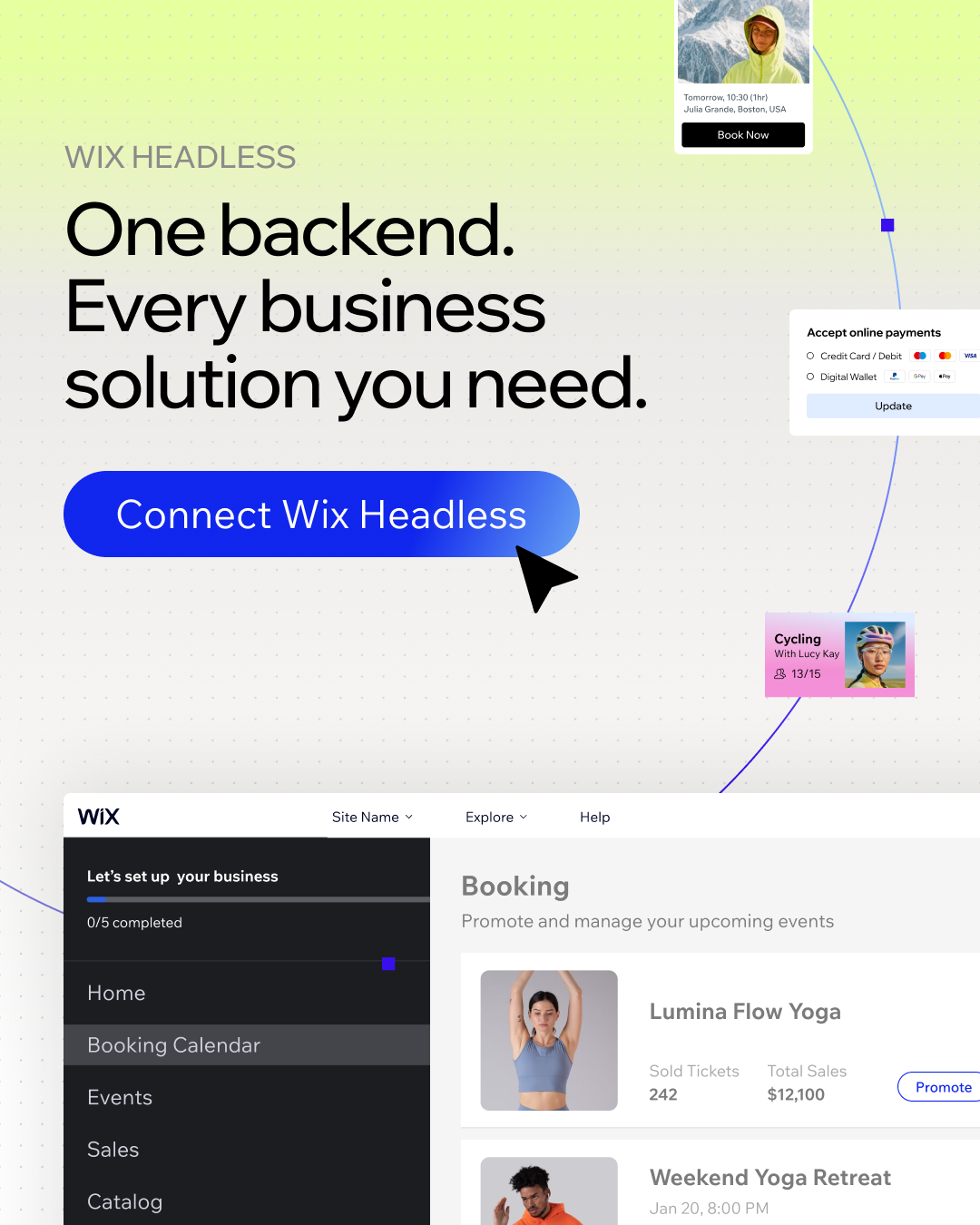 Wix Facebook ad