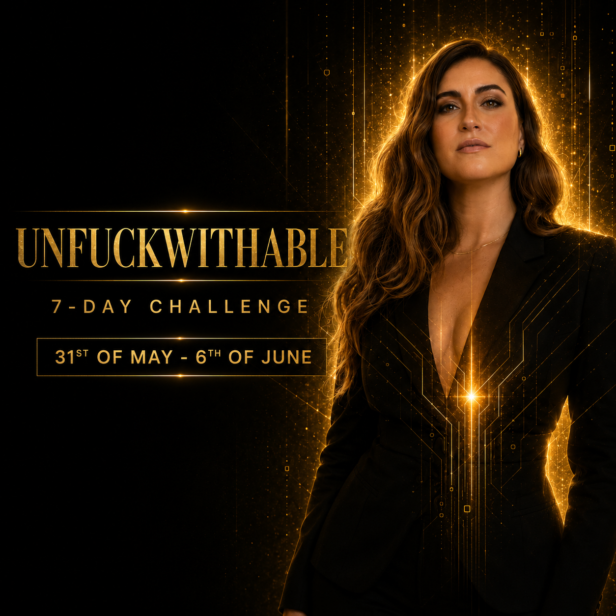 Laura Lopez Facebook ad: 7 Days to Become Unf*ckwithable