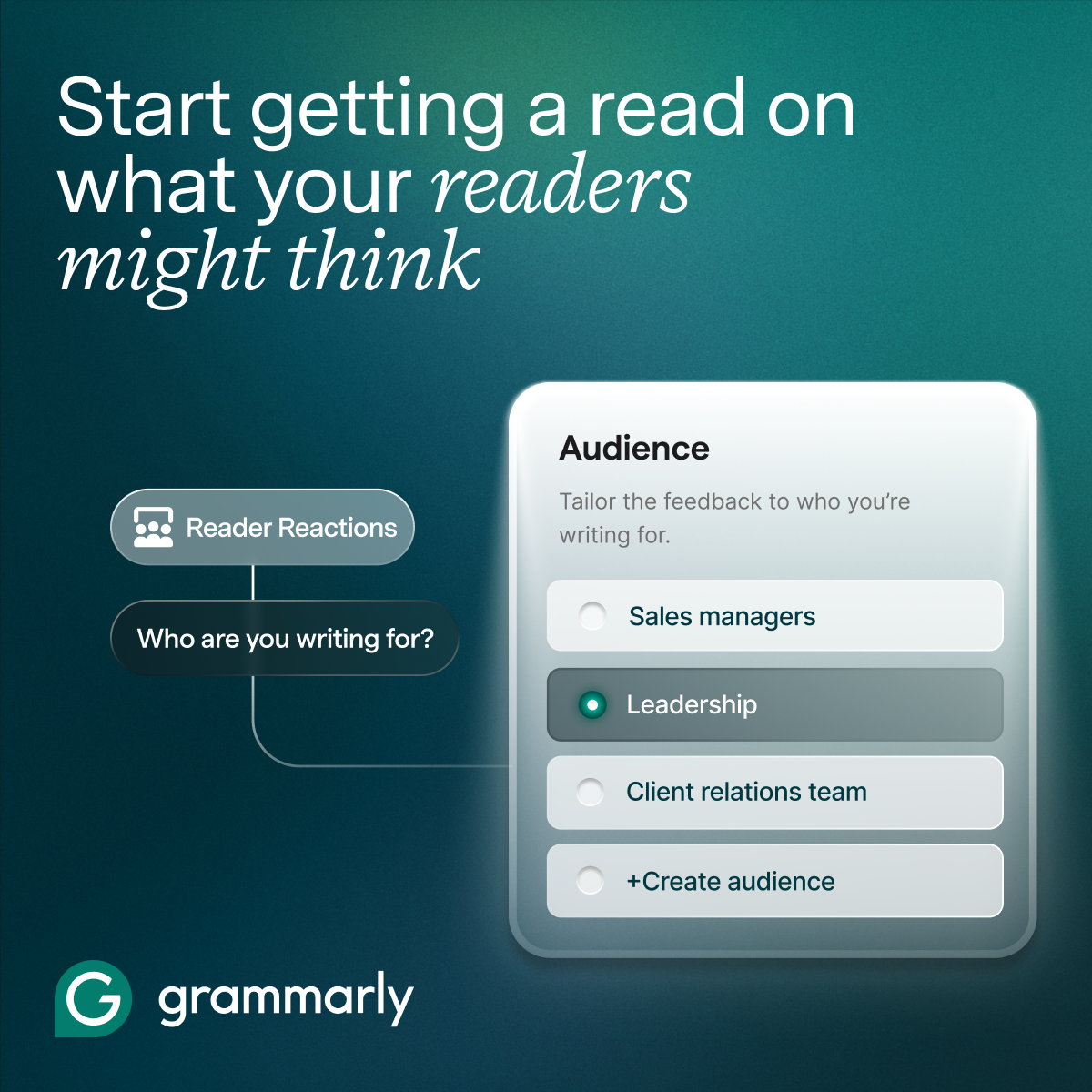 Grammarly Facebook ad
