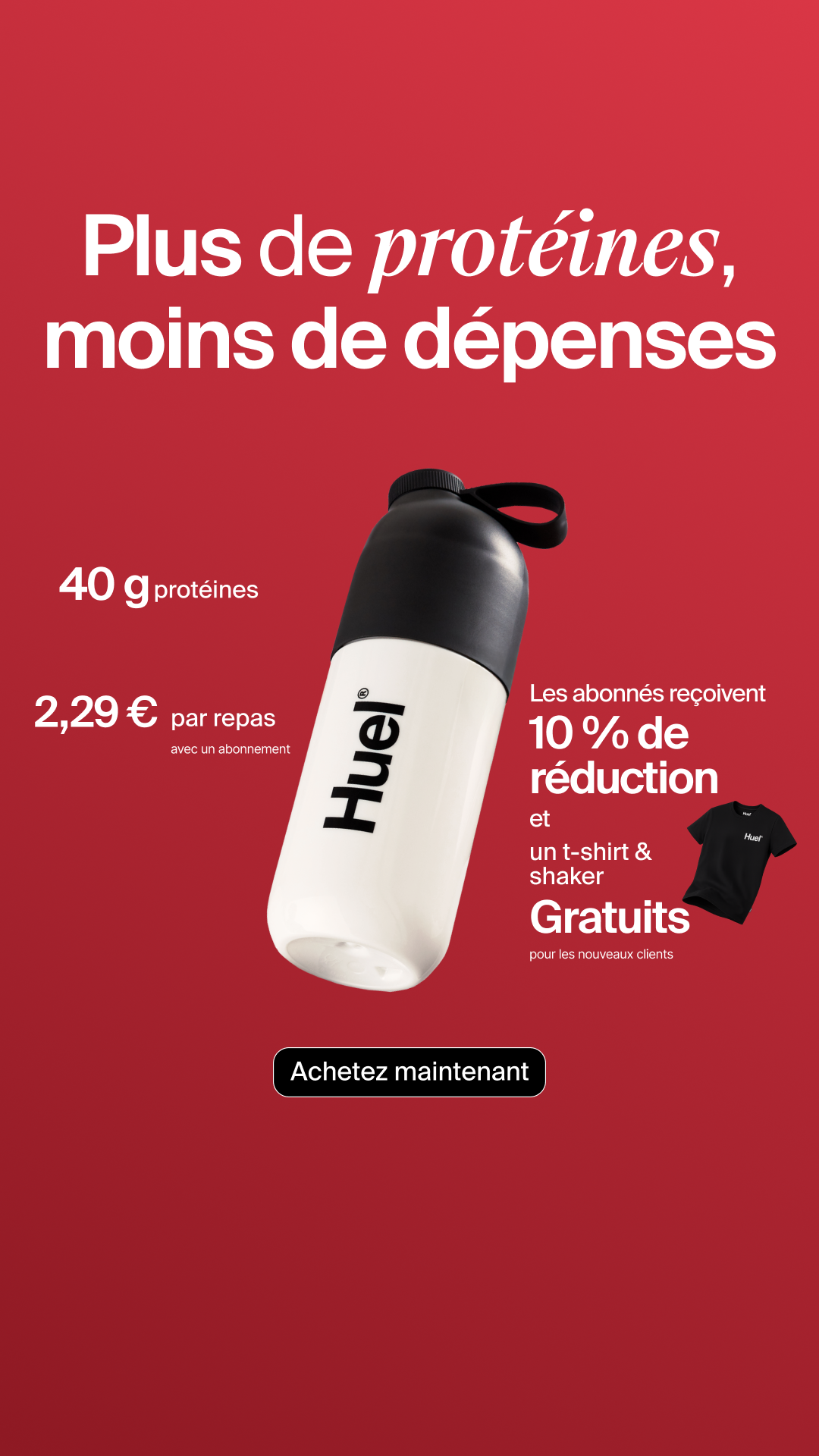 Huel Facebook ad