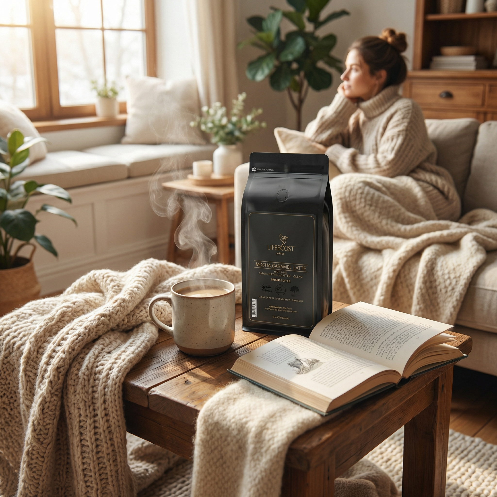 Lifeboost Coffee Facebook ad