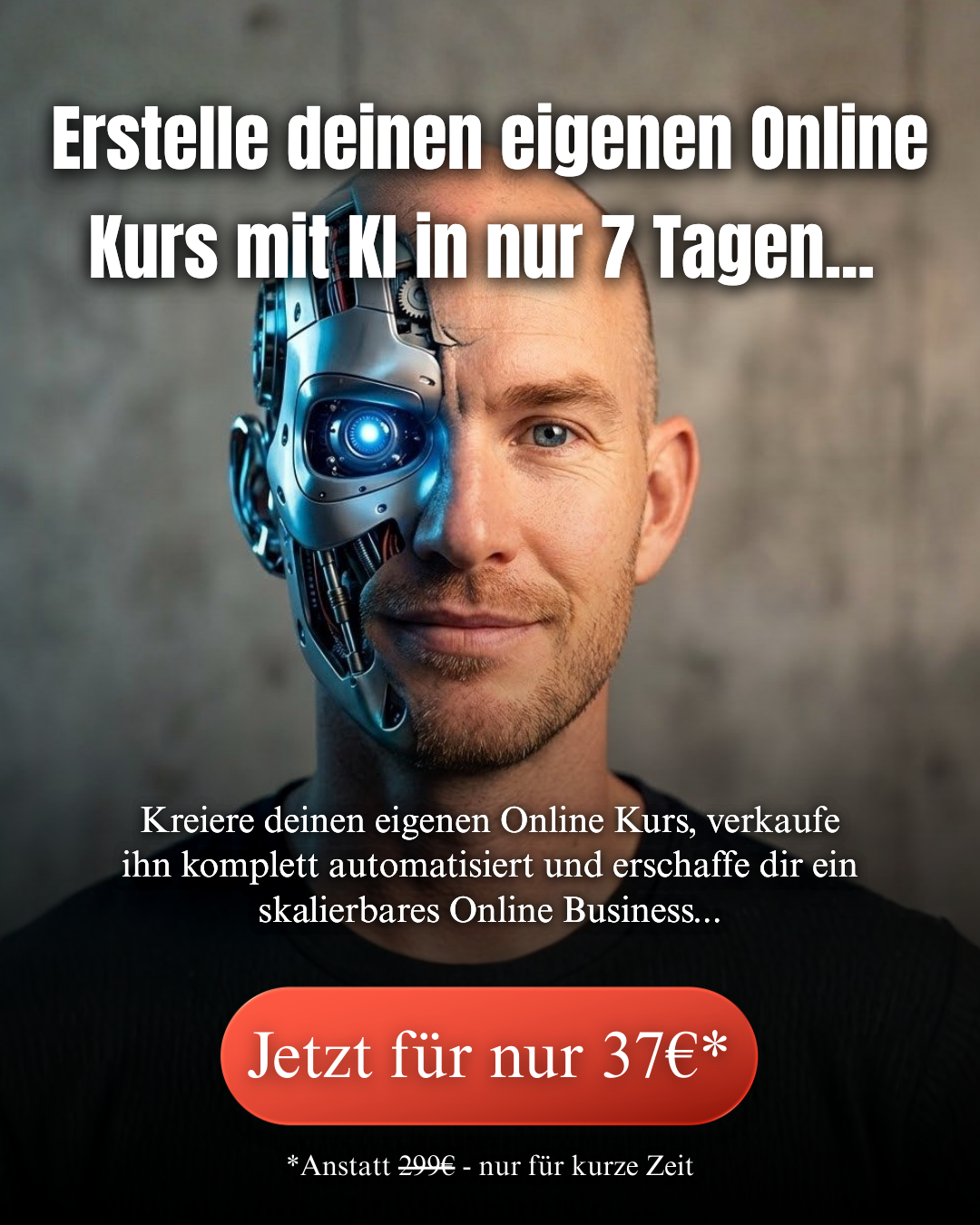 Anchu Kögl Facebook ad: KI Online Kurs System