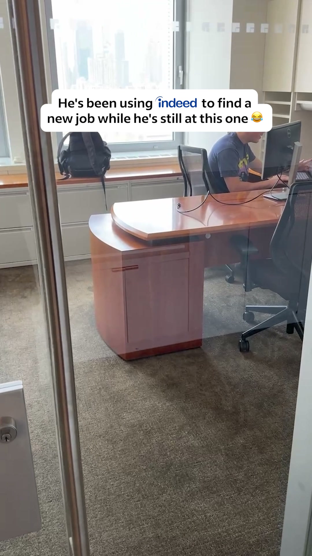 Indeed Facebook ad: Time for a new job?
