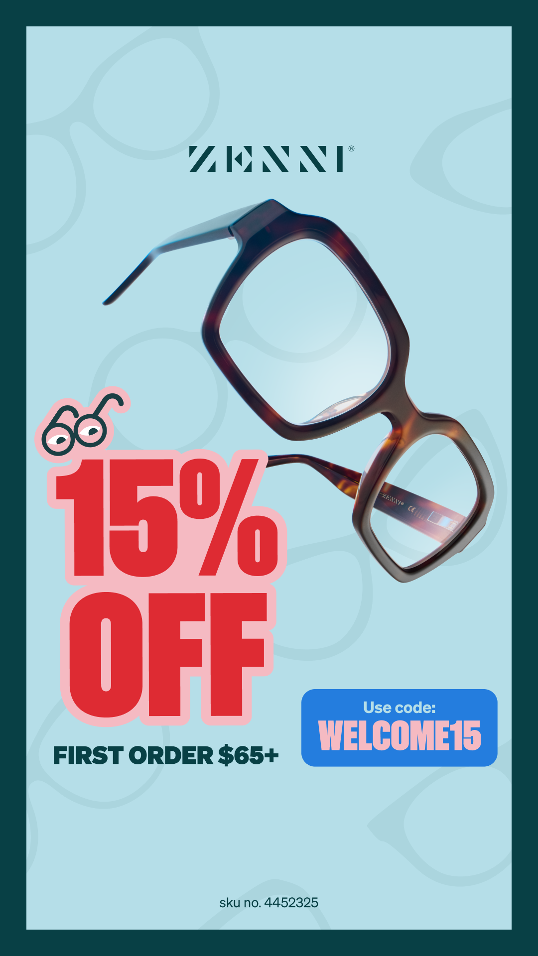 Zenni Optical Facebook ad