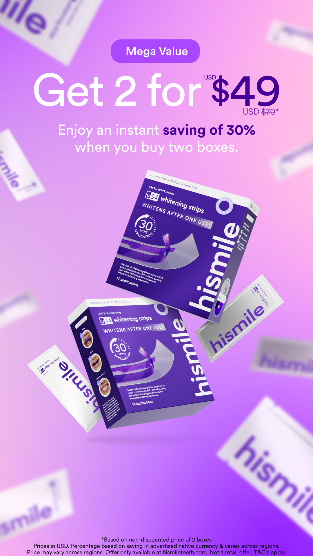 Hismile Facebook ad