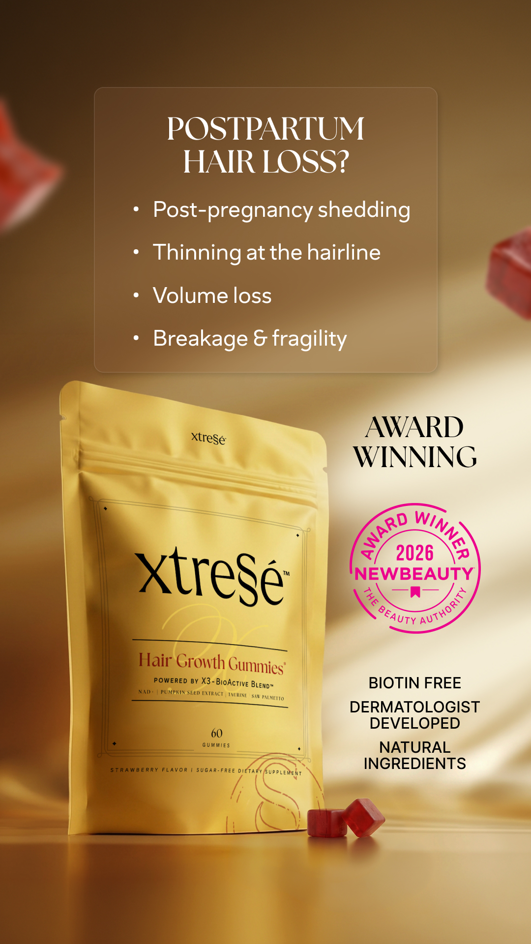 Xtressé Hair Growth Therapy Facebook ad
