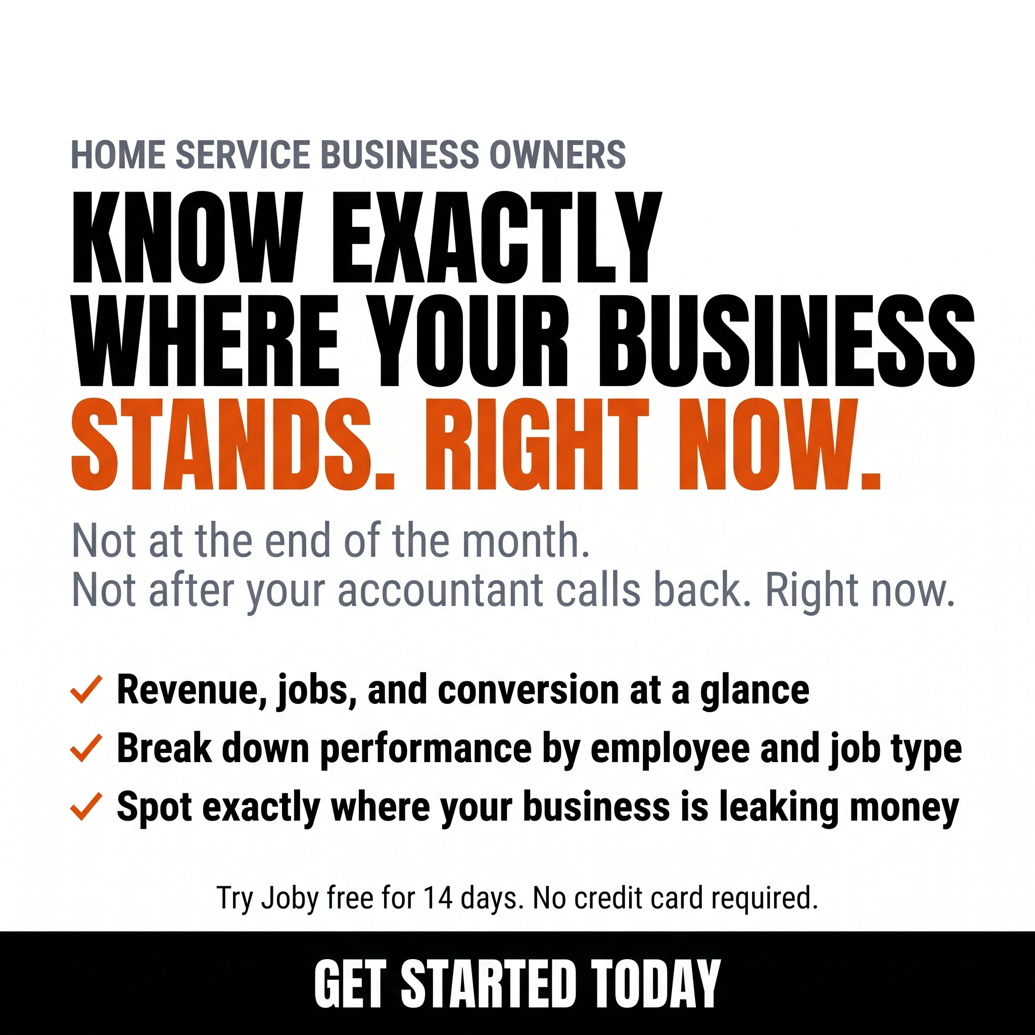 Joby Facebook ad: $89/Month. Unlimited Users.