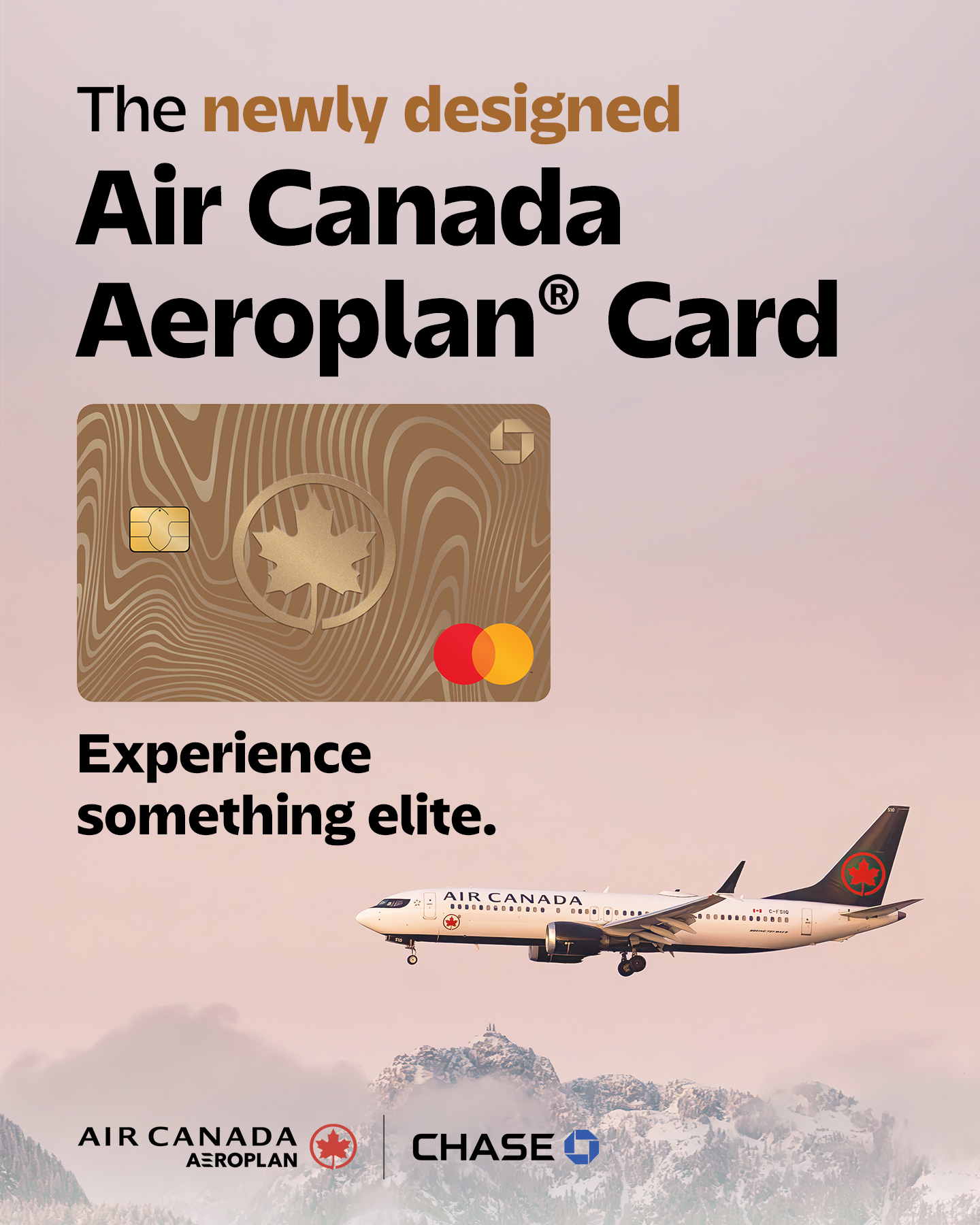 Chase Facebook ad: When traveling to Canada or beyond, experience something…
