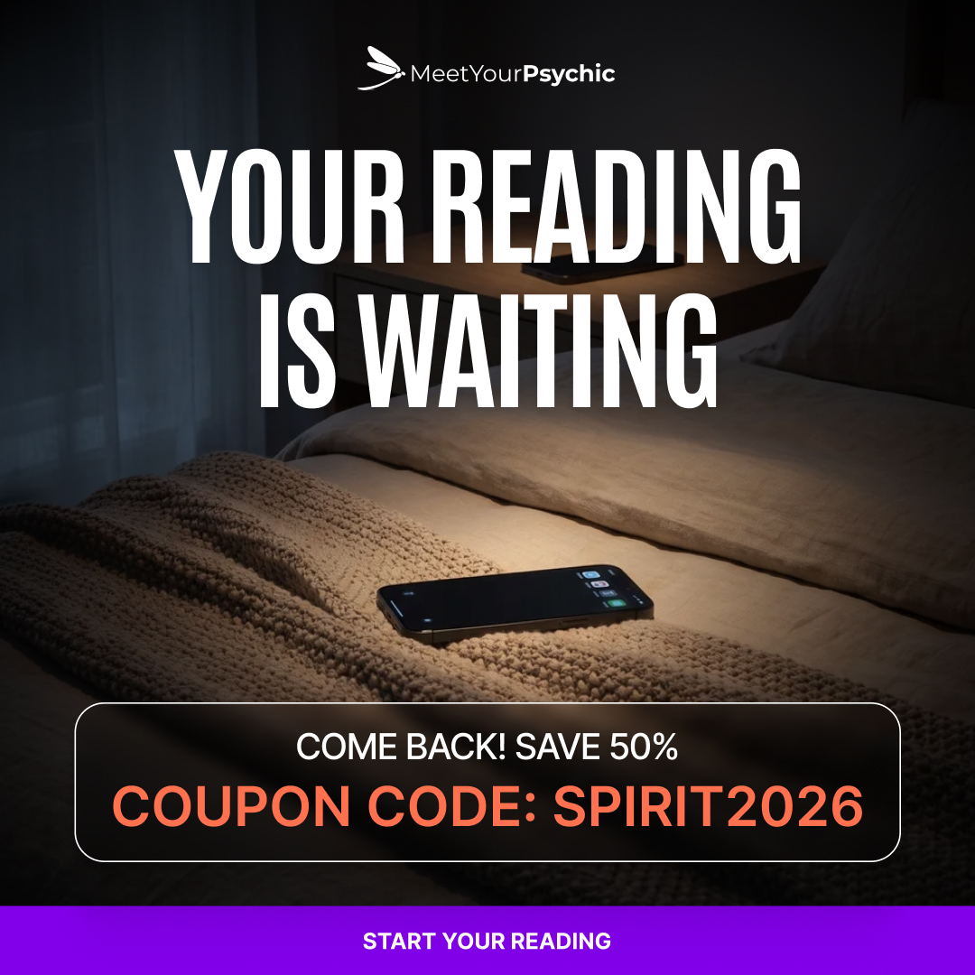 Meet Your Psychic Facebook ad: Your Reading is Waiting.