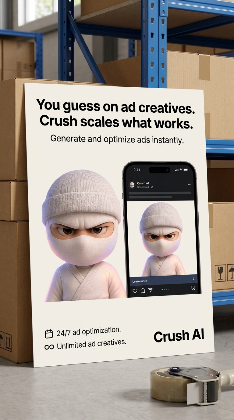trycrush.ai Facebook ad