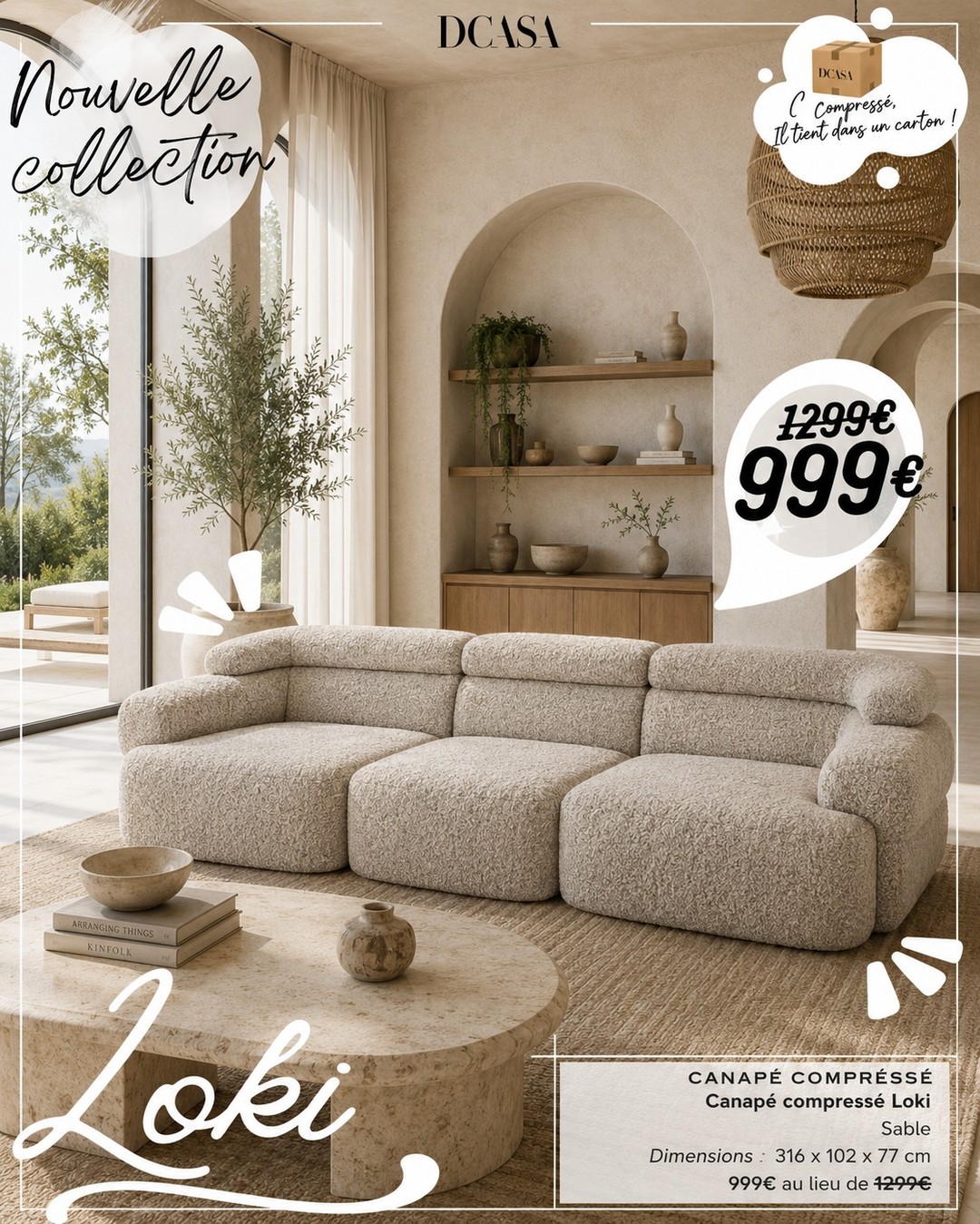 d'Casa Center Facebook ad: Nouvelle Collection!