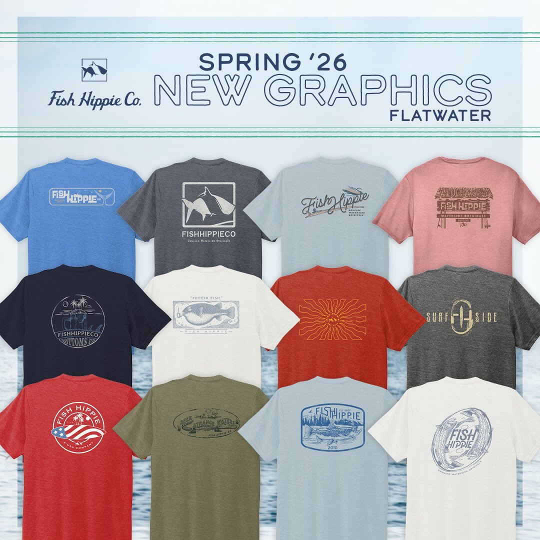 Fish Hippie Facebook ad: Men's Coastal Short Sleeve Graphic T-Shirts