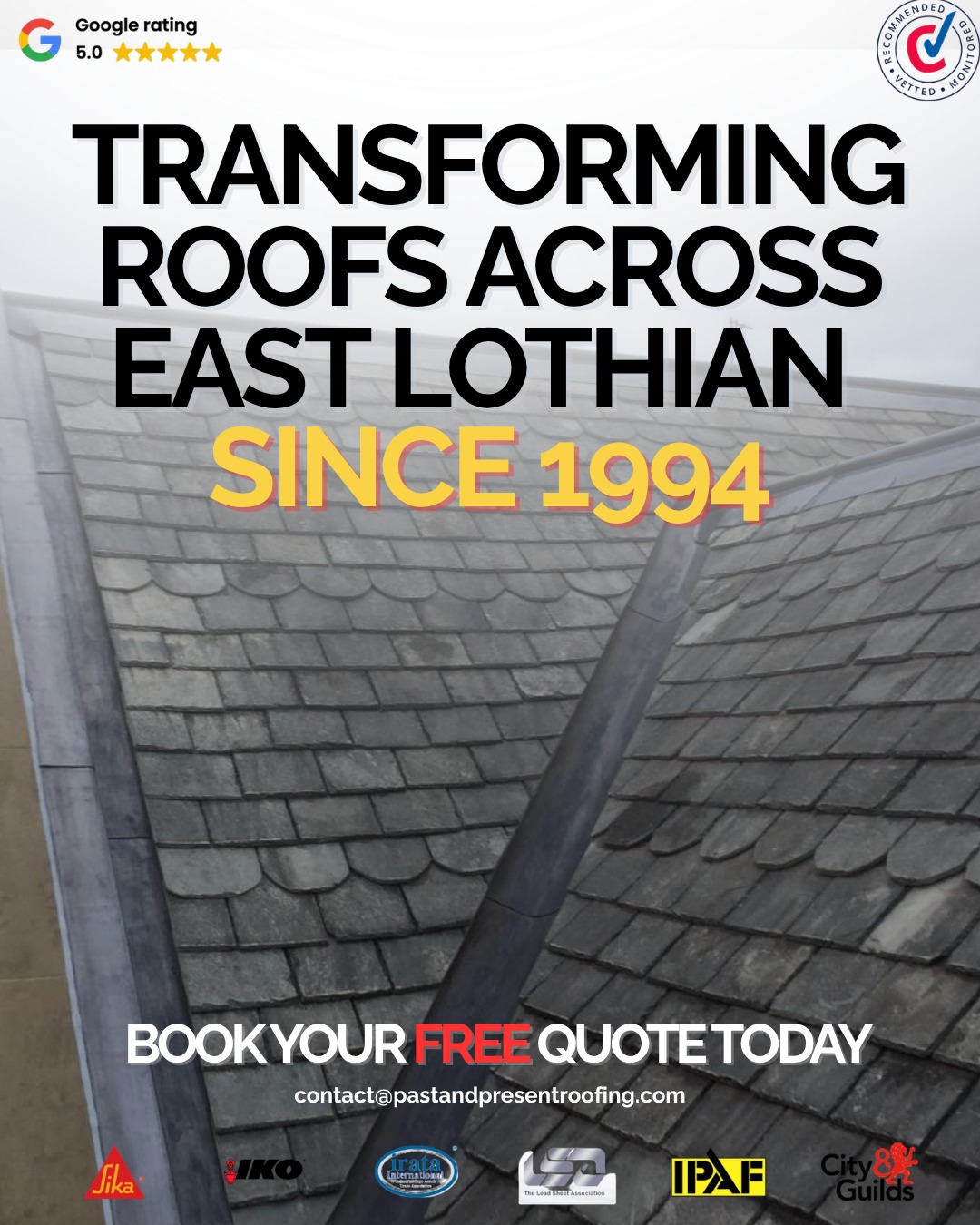 Past & Present Roofing Edinburgh Ltd Facebook ad