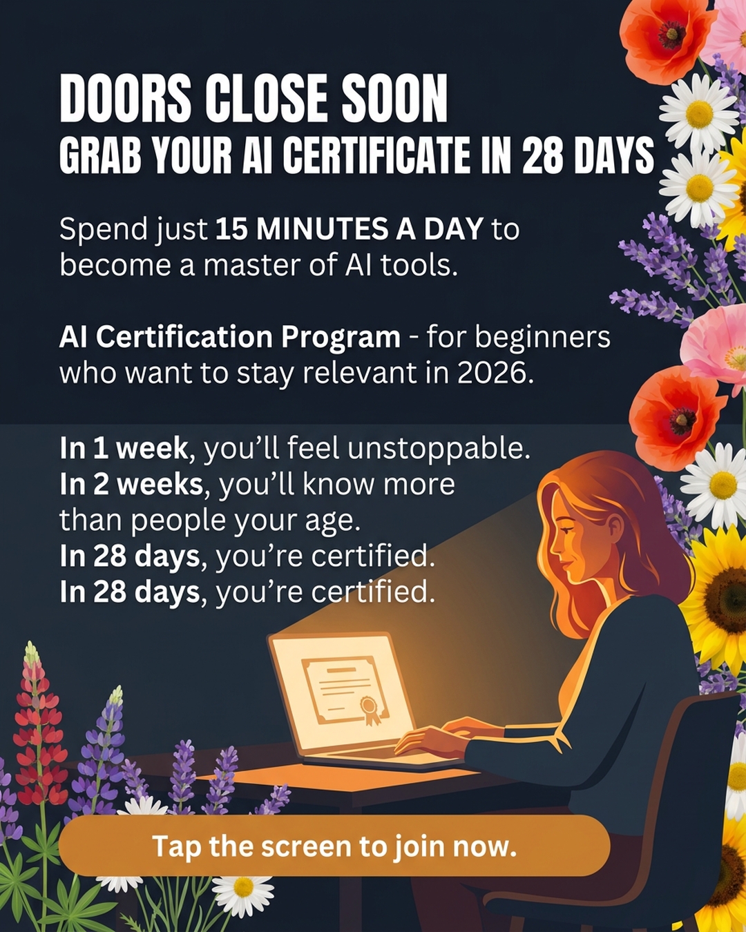 AI Simplified Facebook ad