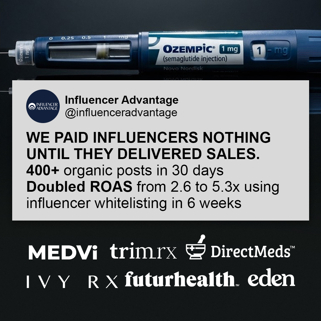 Influencer Advantage Facebook ad