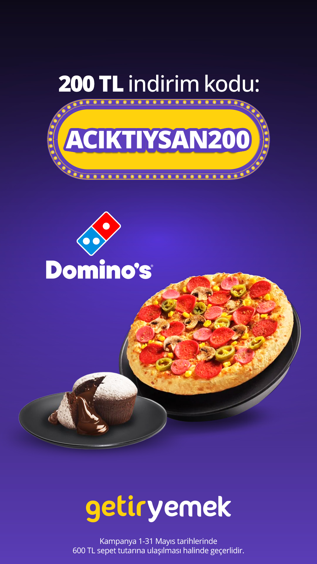 GetirYemek Facebook ad