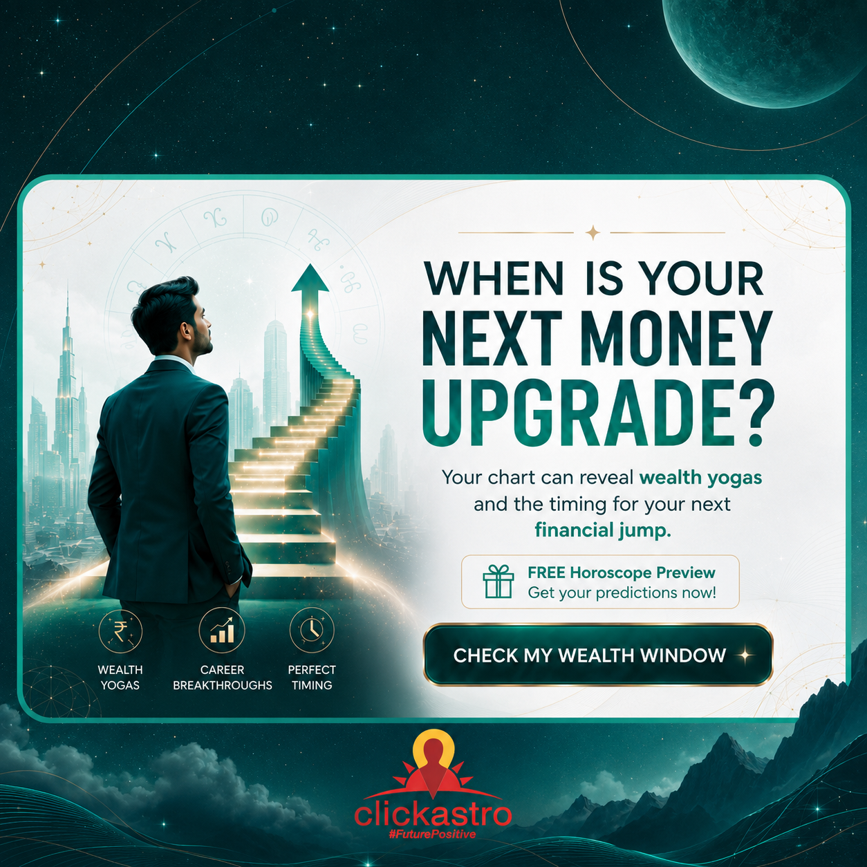 Clickastro Facebook ad