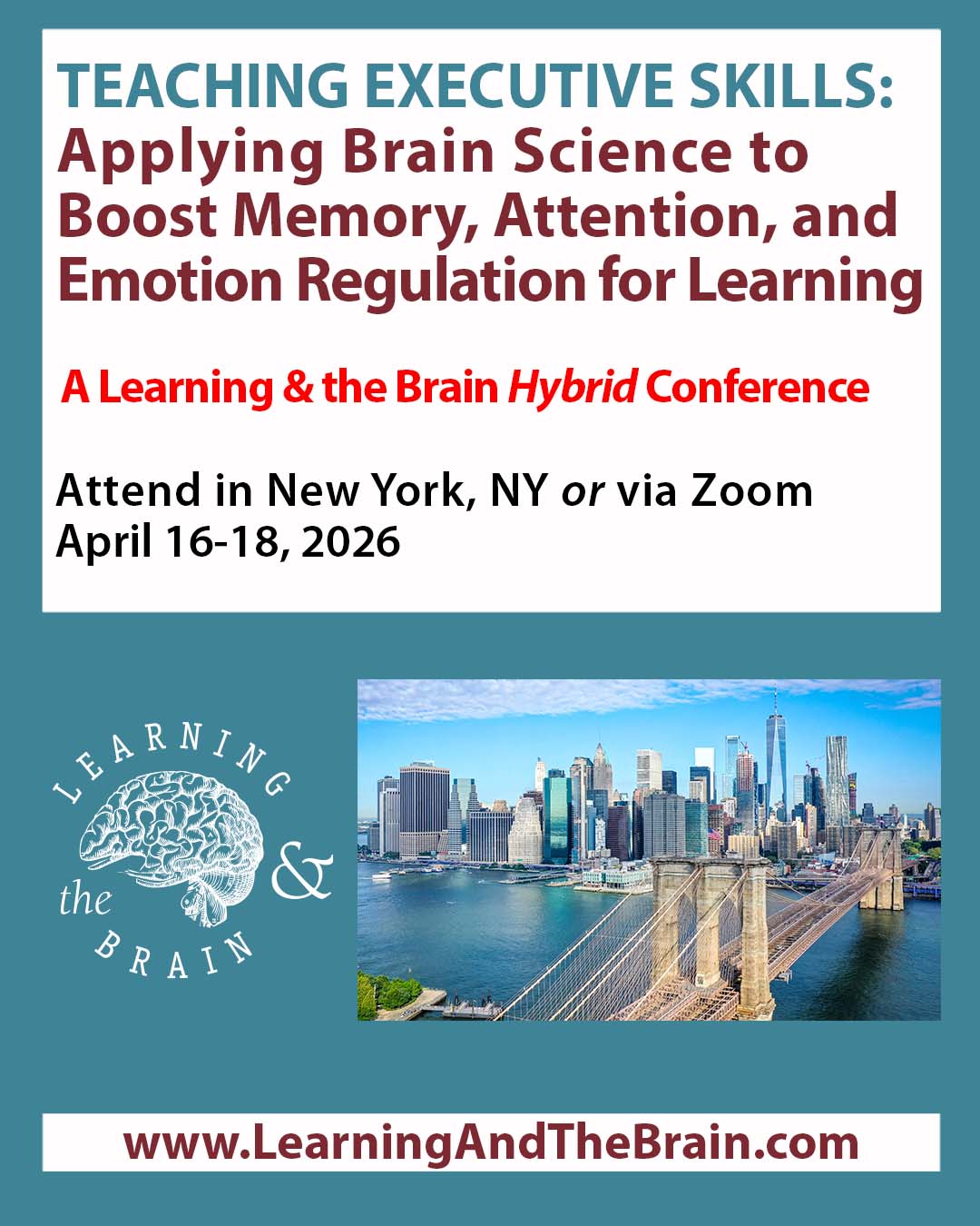 Learning & the Brain Facebook ad from Feb 16, 2026